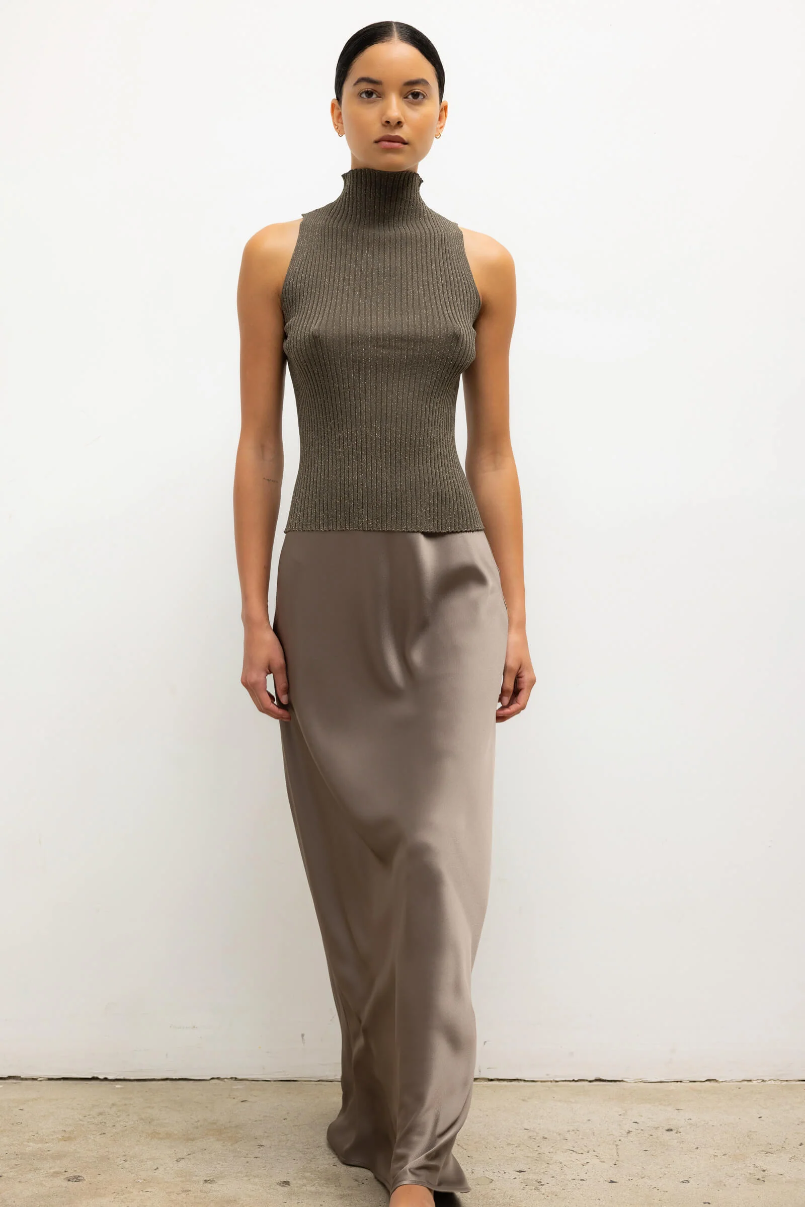 Leset - Blake Rib Sleeveless Turtleneck - Image 4