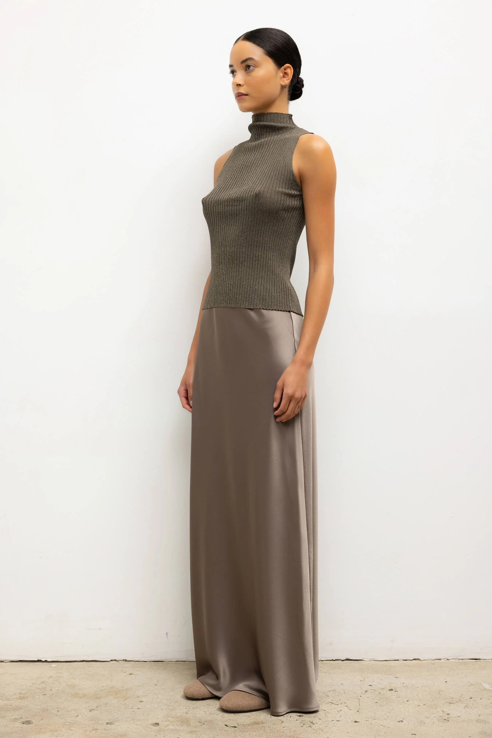Leset - Blake Rib Sleeveless Turtleneck - Image 6