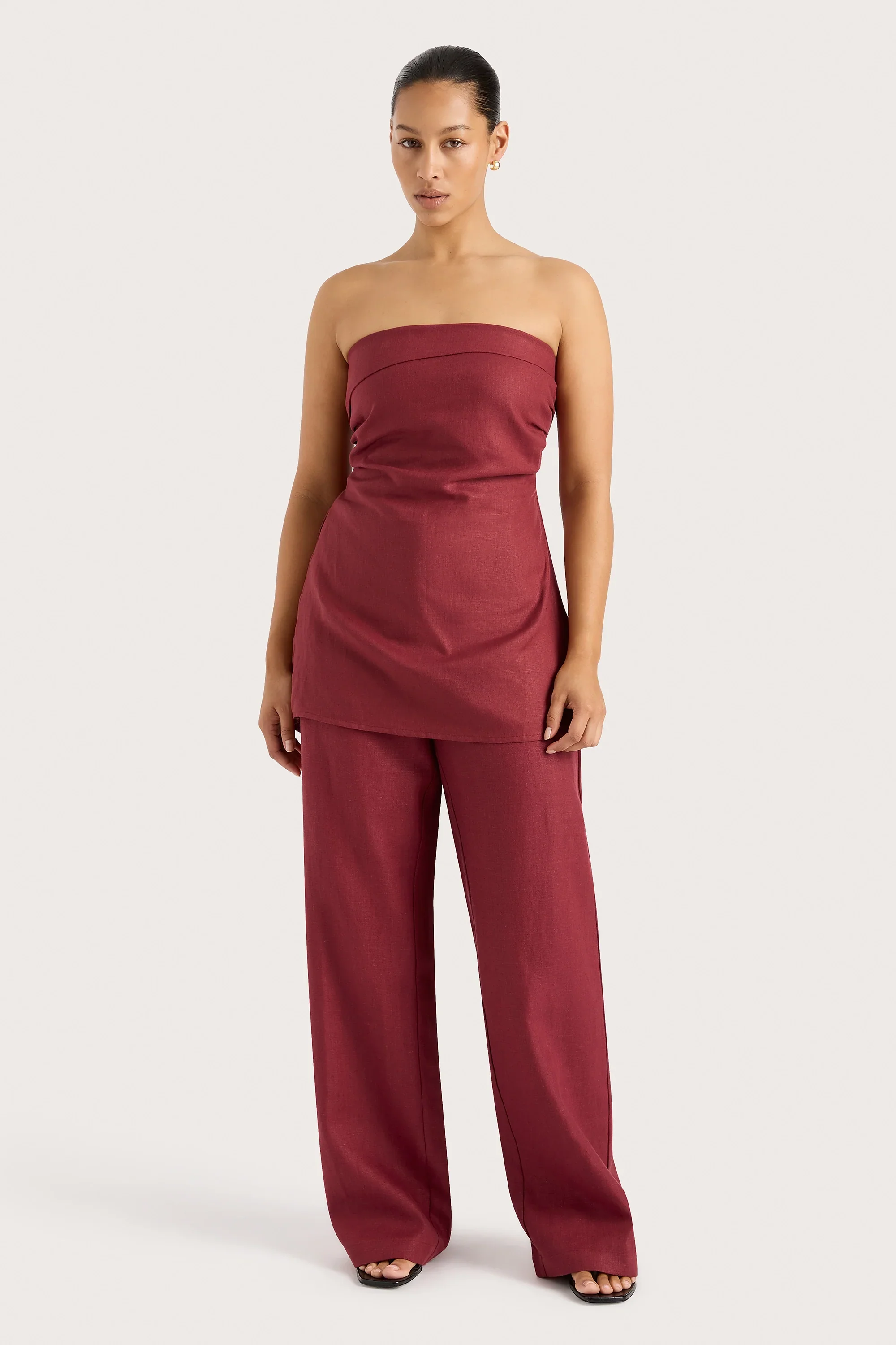 Faithfull - Boe Tunic Top Wine - Final Sale