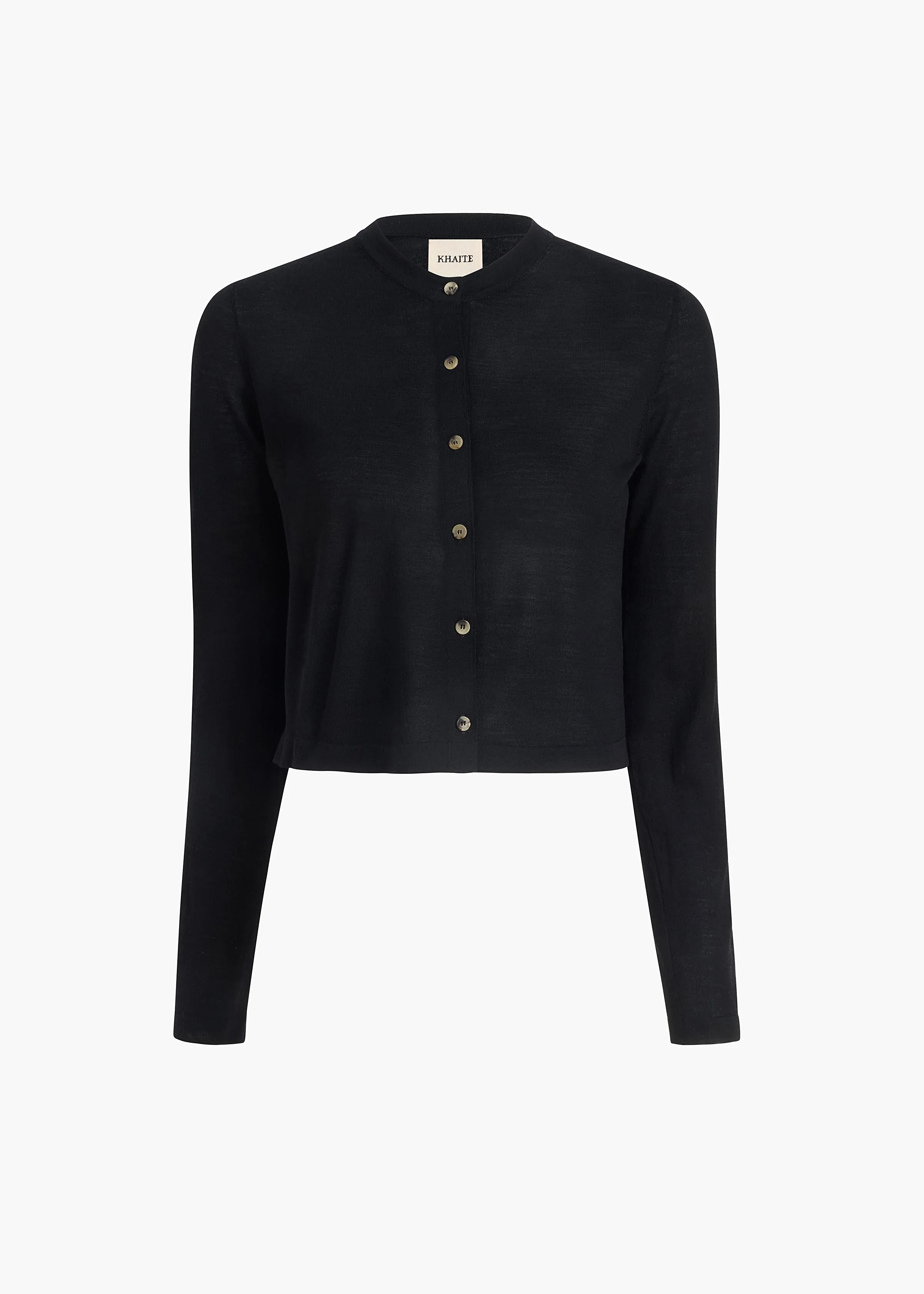 Khaite - Brieta Cardigan in Black - Image 8