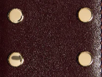 Khaite - Cage Sandal in Bordeaux Leather with Gold Studs - Image 12