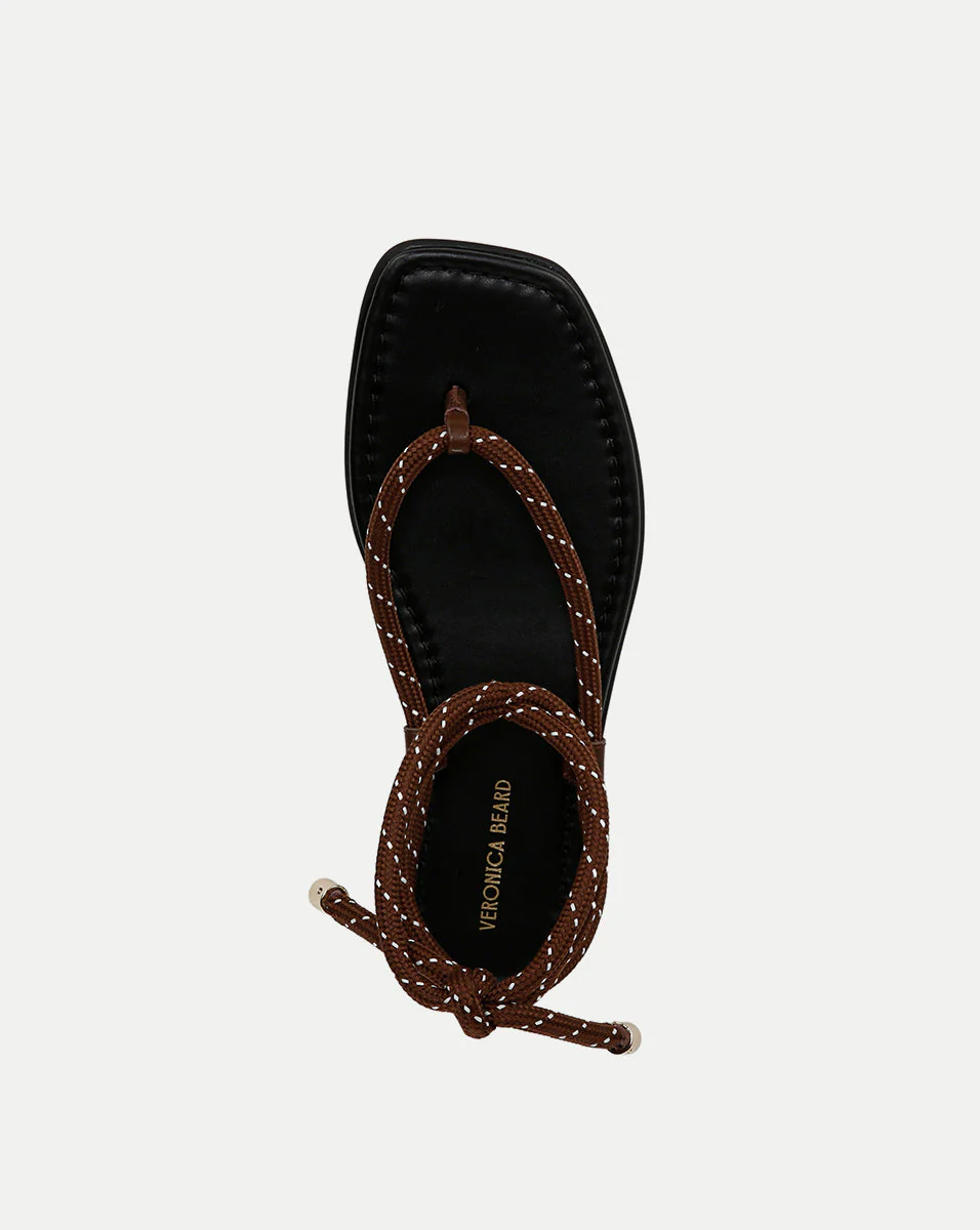 Veronica Beard - Carmina Cord Wrap Sandal - Image 9