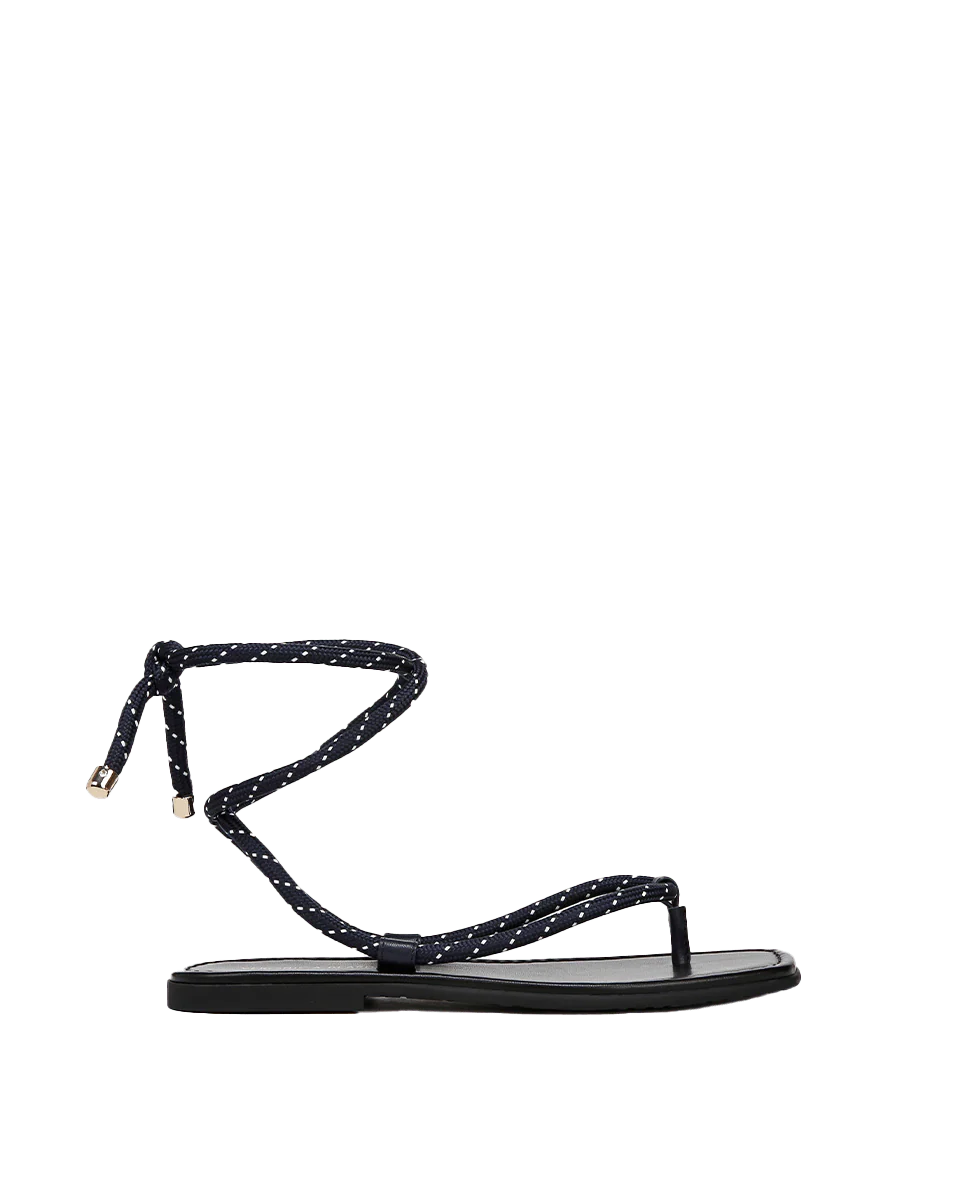Veronica Beard - Carmina Cord Wrap Sandal - Image 11
