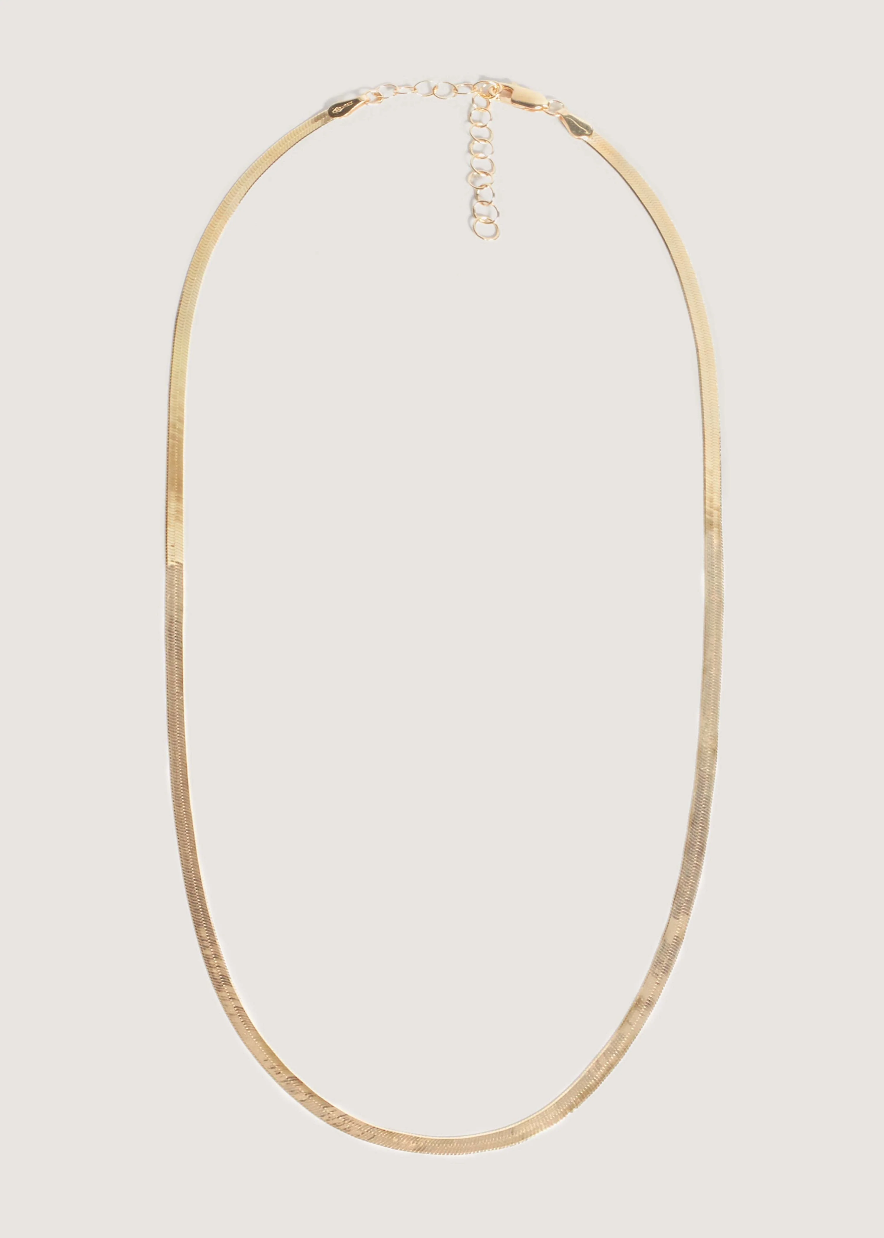 Kinn - Carter Herringbone Chain Necklace - Image 4