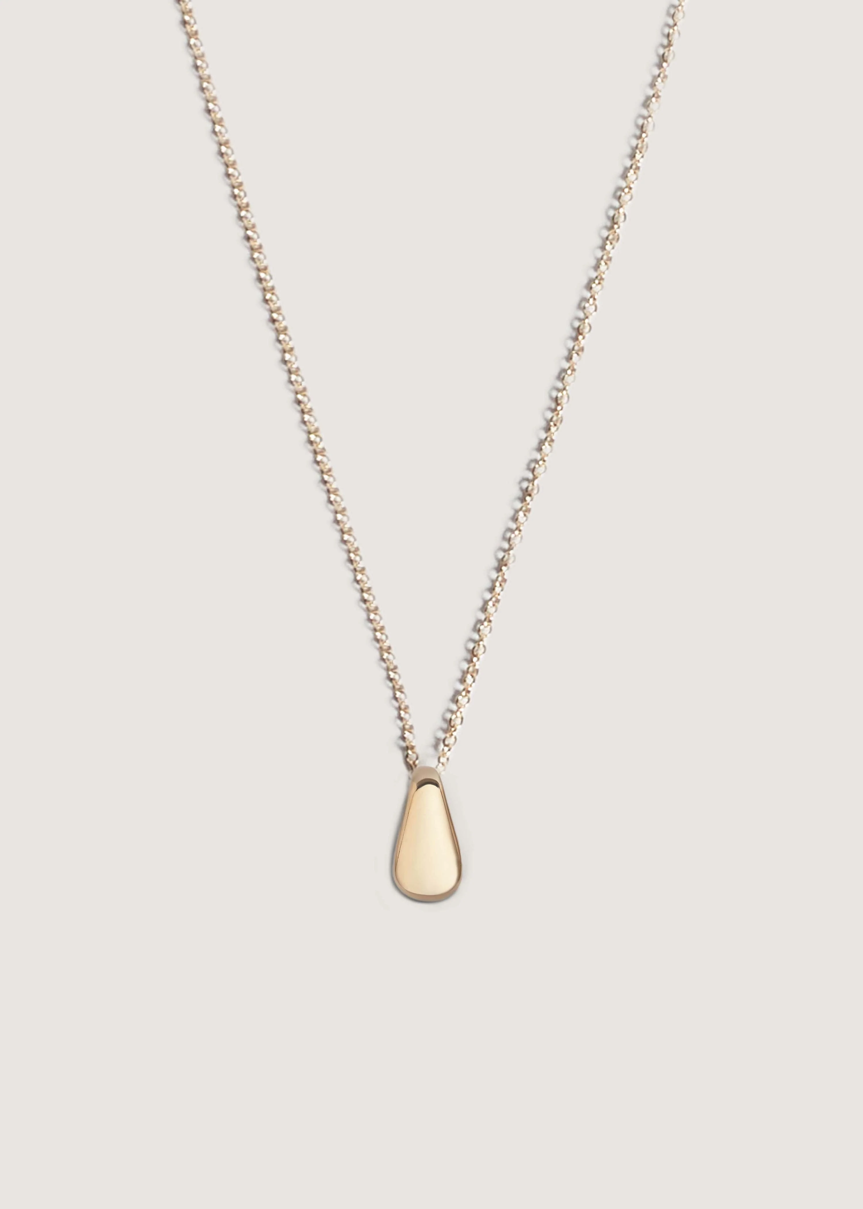 Kinn - Carter Herringbone & Teardrop Necklace Stack - Image 4