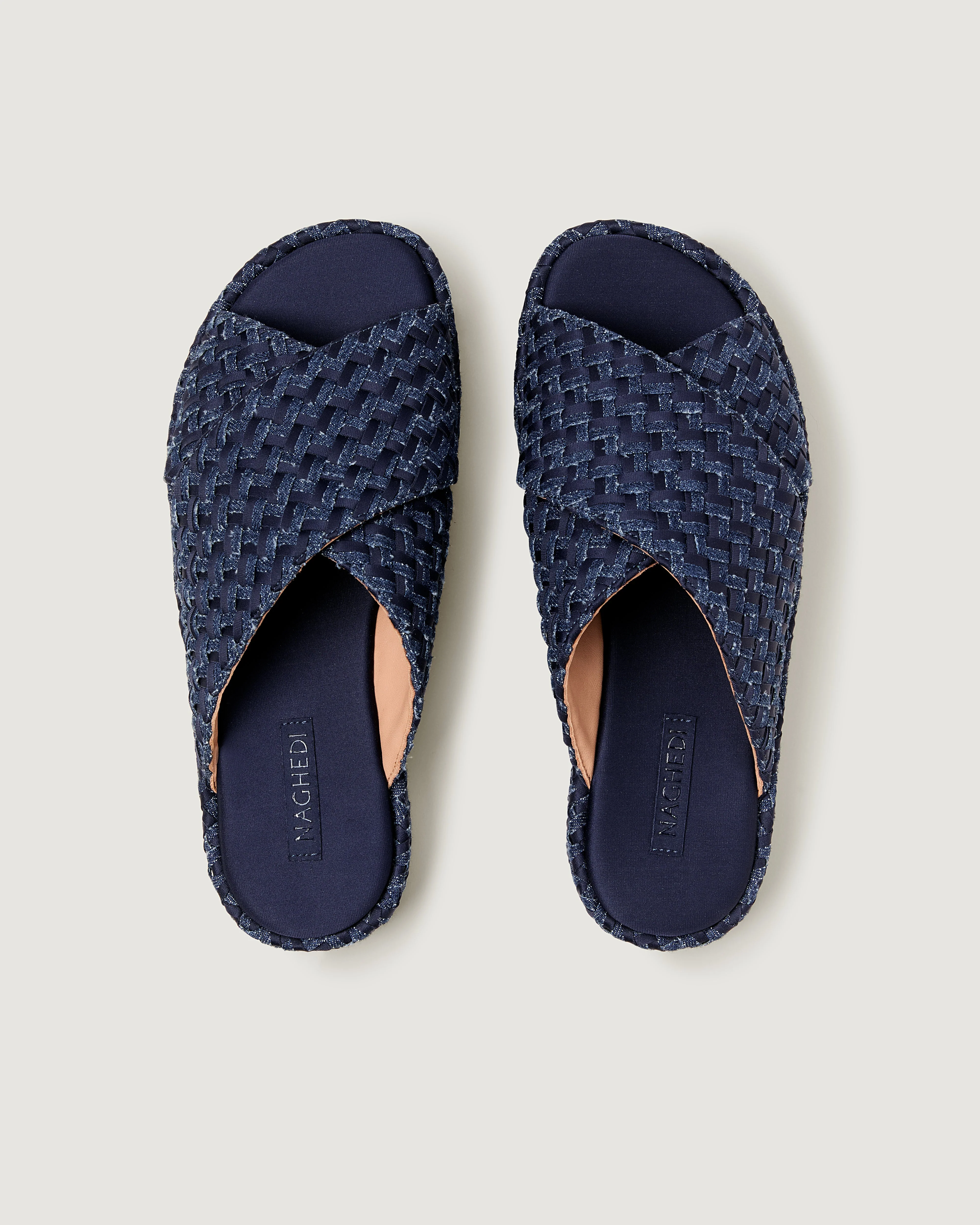 Cartolina - Laguna Platform Double Weave Denim | Indigo - Image 3