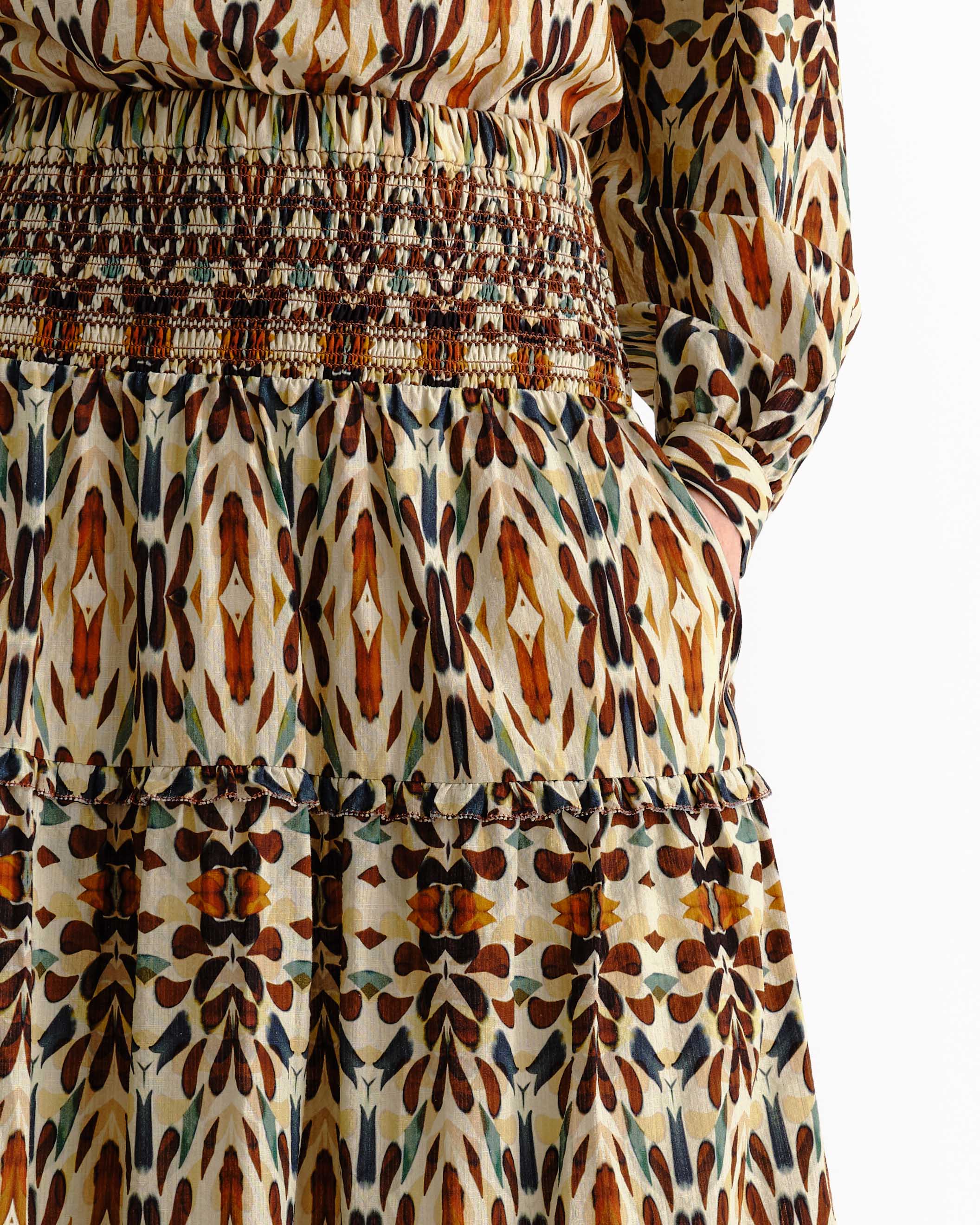 Cartolina - PF26 Kylie Midi Skirt - Kaleidoscope Print - Image 4