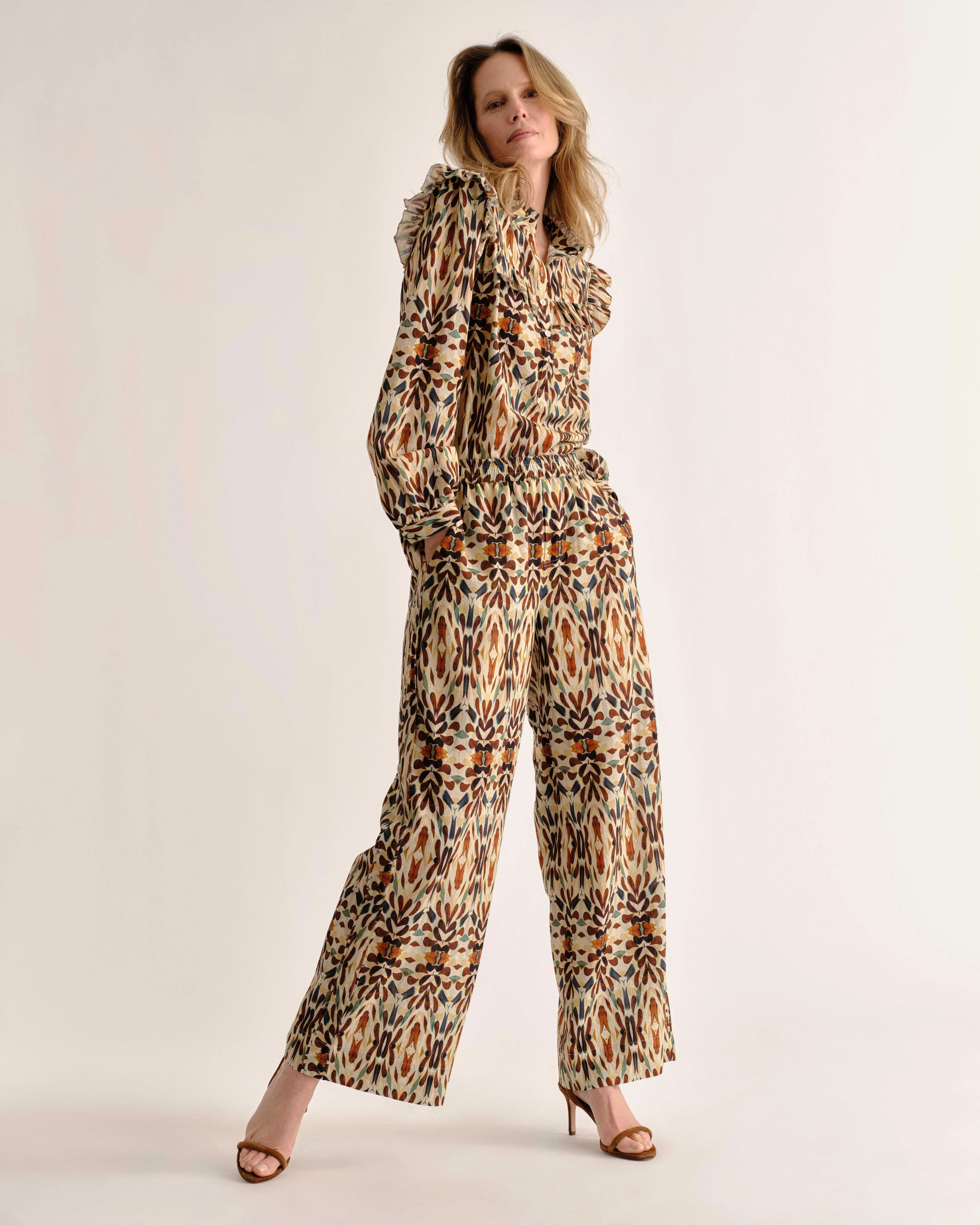 Cartolina - PF26 Mia Pant - Kaleidoscope Print - Image 2