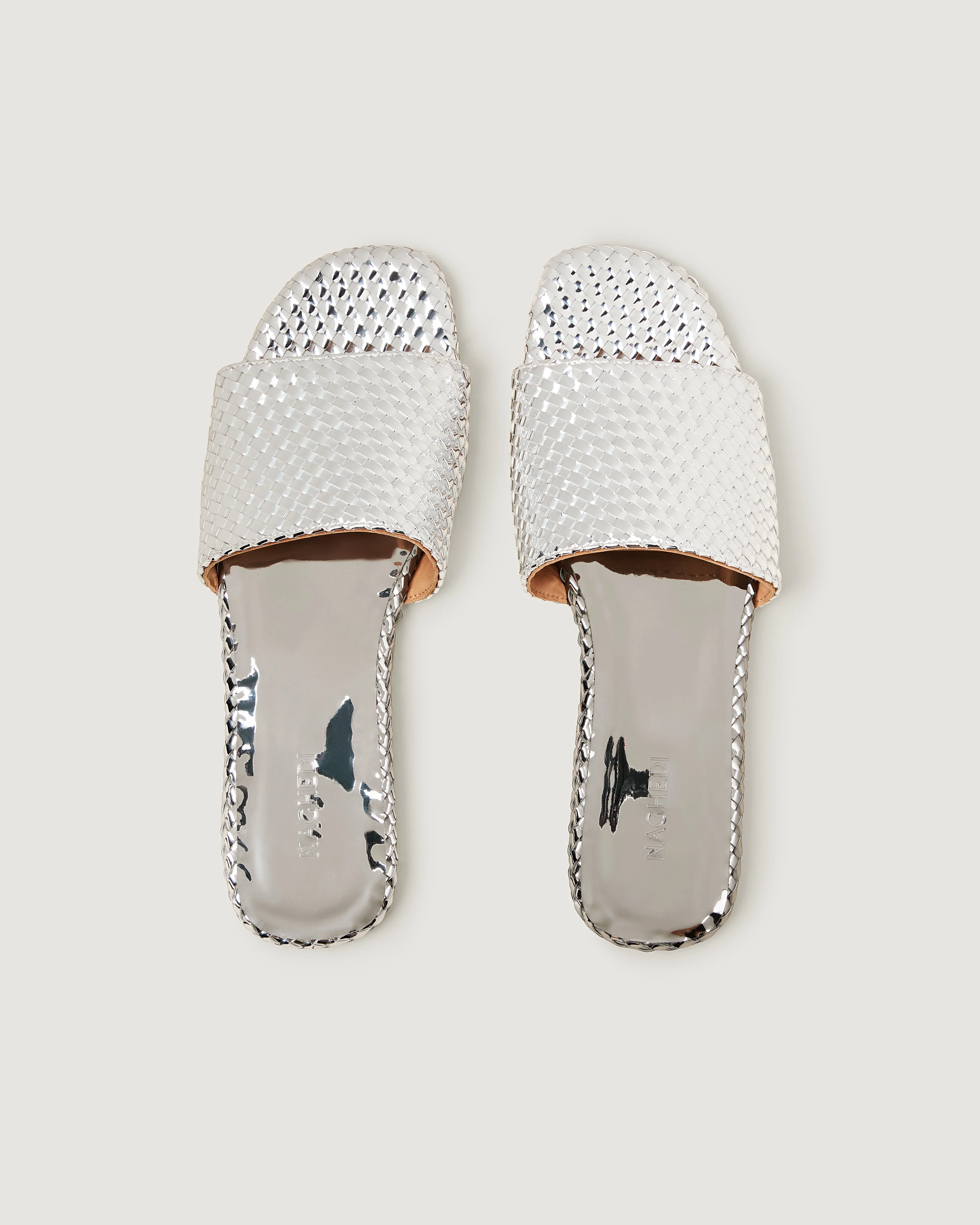 Cartolina - St. Barths Slide Metallic | Silver - Image 3