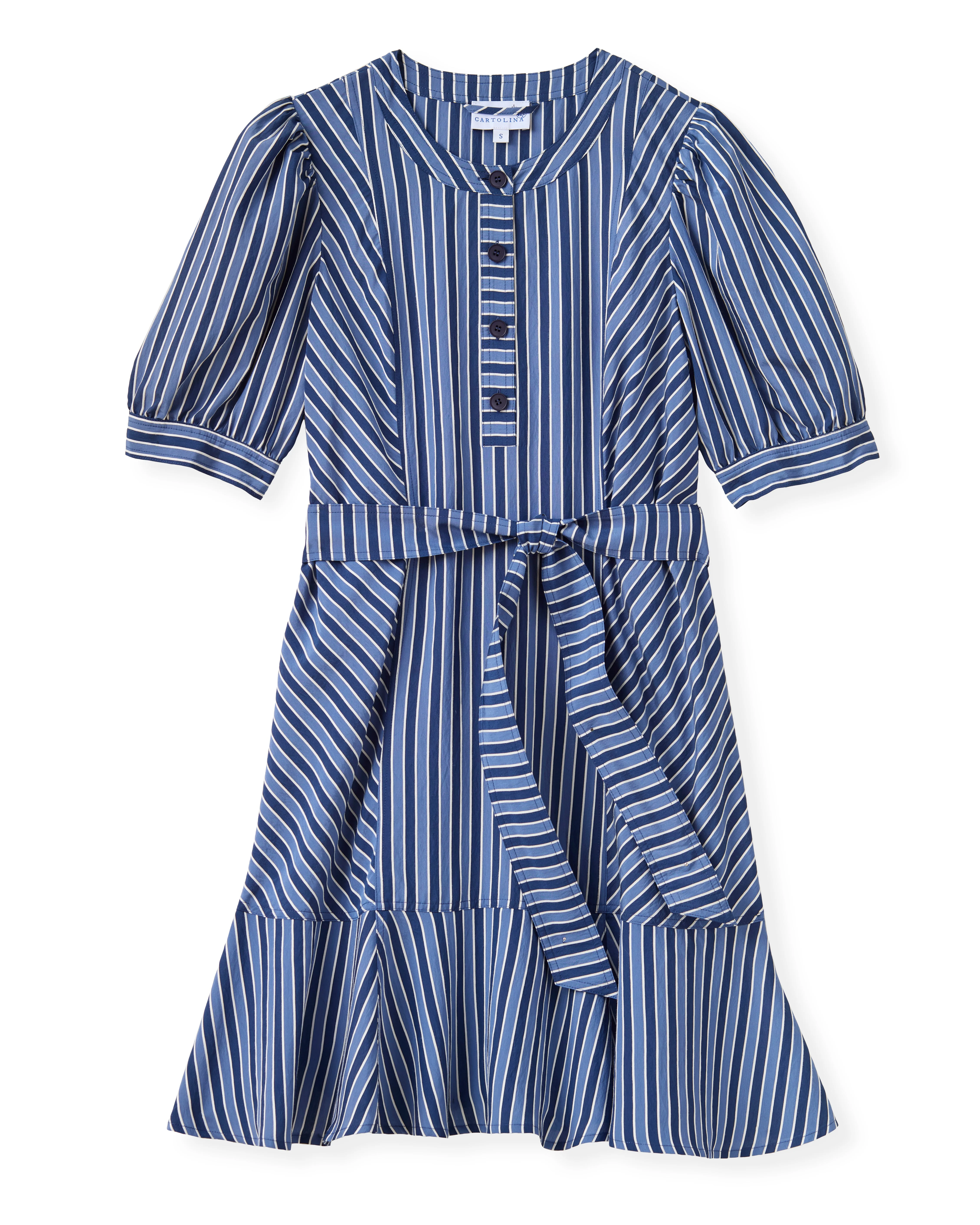 Cartolina - SU26 Bonnie Dress - Coastal Stripe