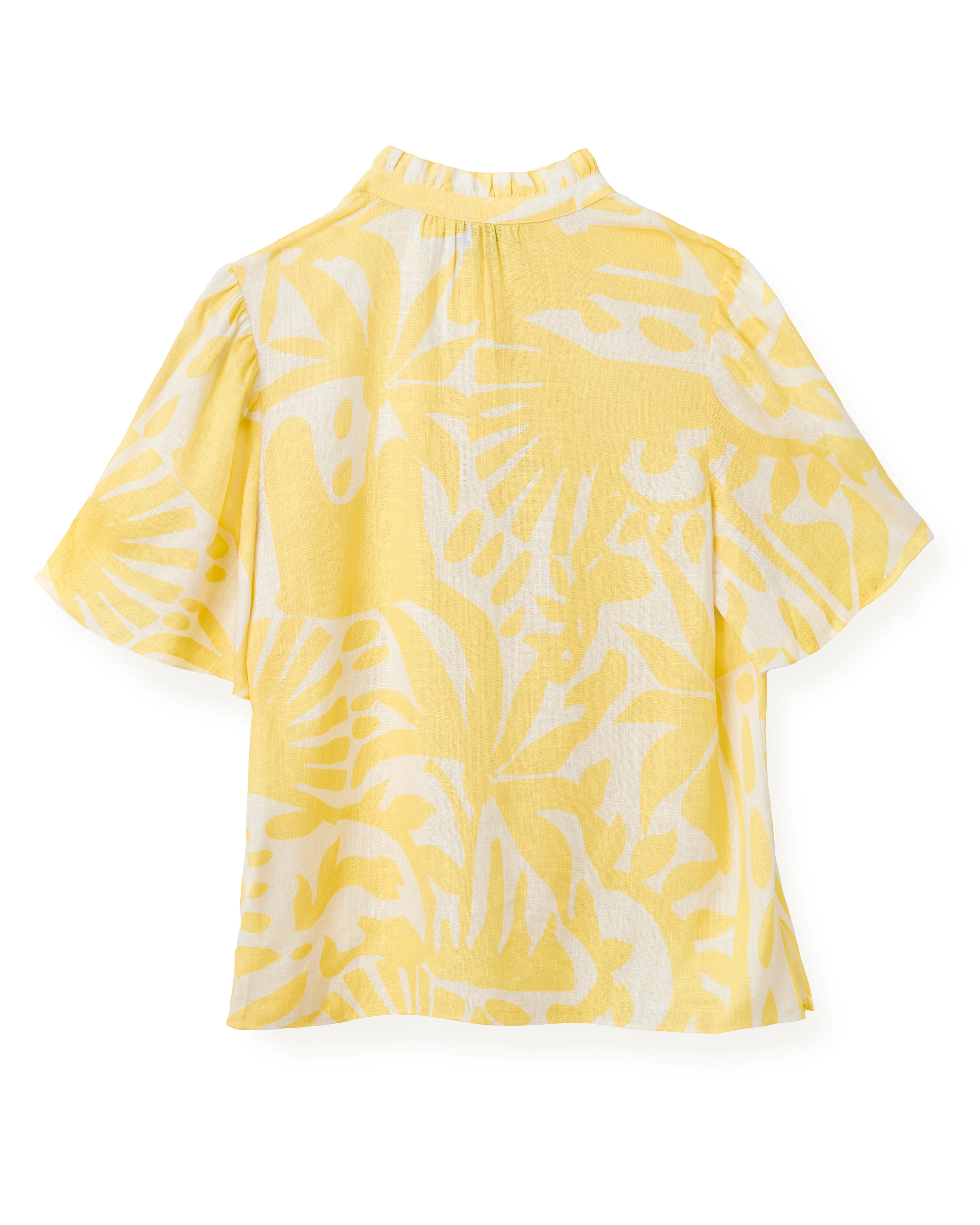 Cartolina - SU26 Emery Top - Parrish Geo Print - Banana - Image 4