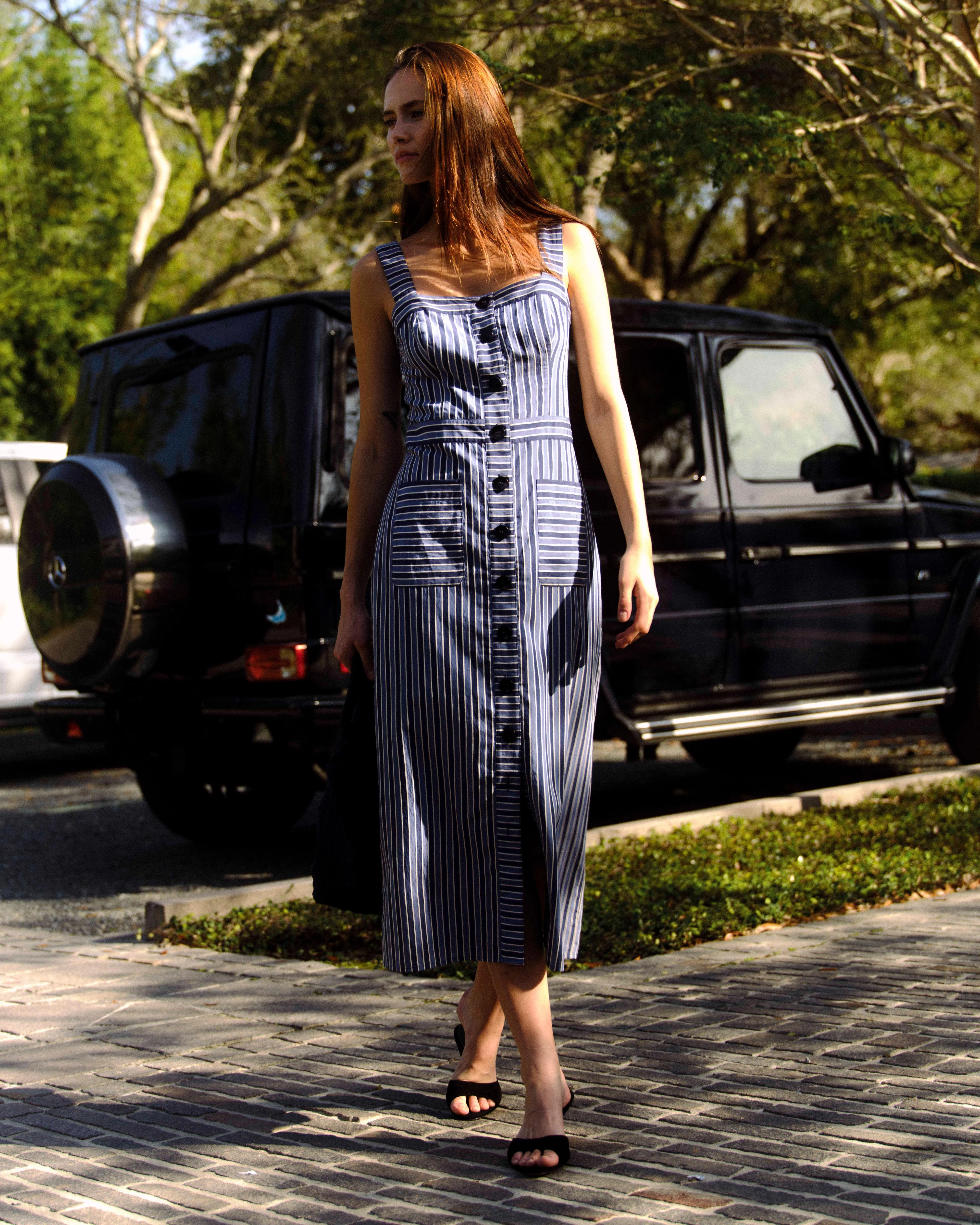 Cartolina - SU26 Natalie Dress - Coastal Stripe - Image 6