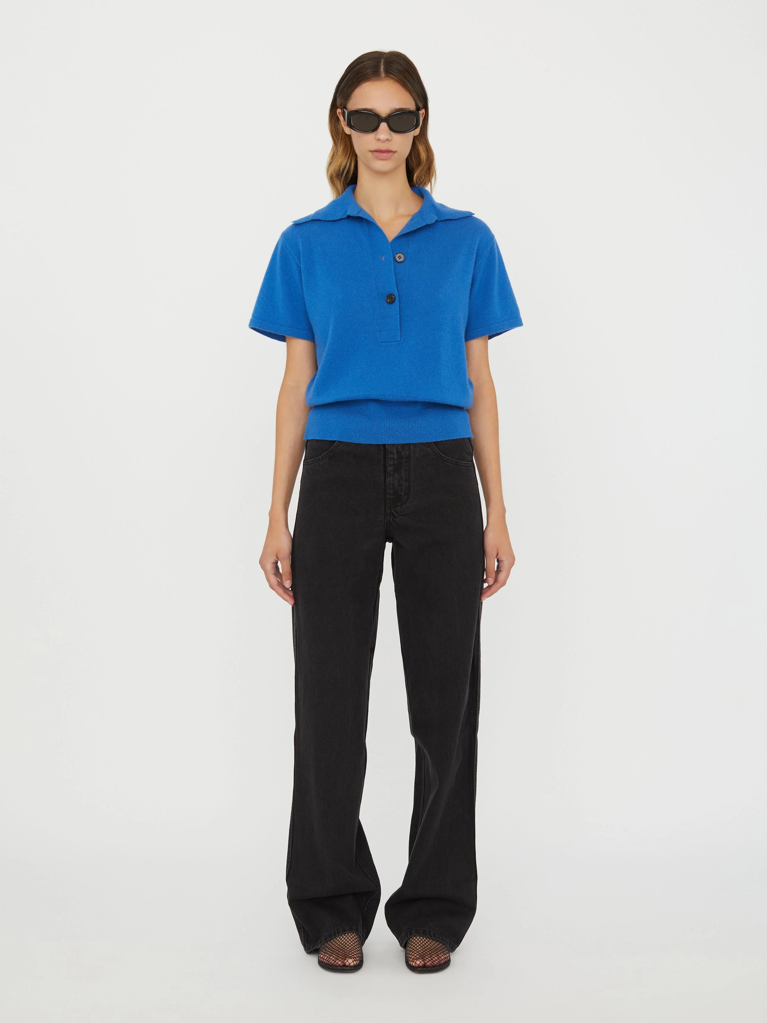 Christopher Esber - Cashmere Knit Polo - Image 2