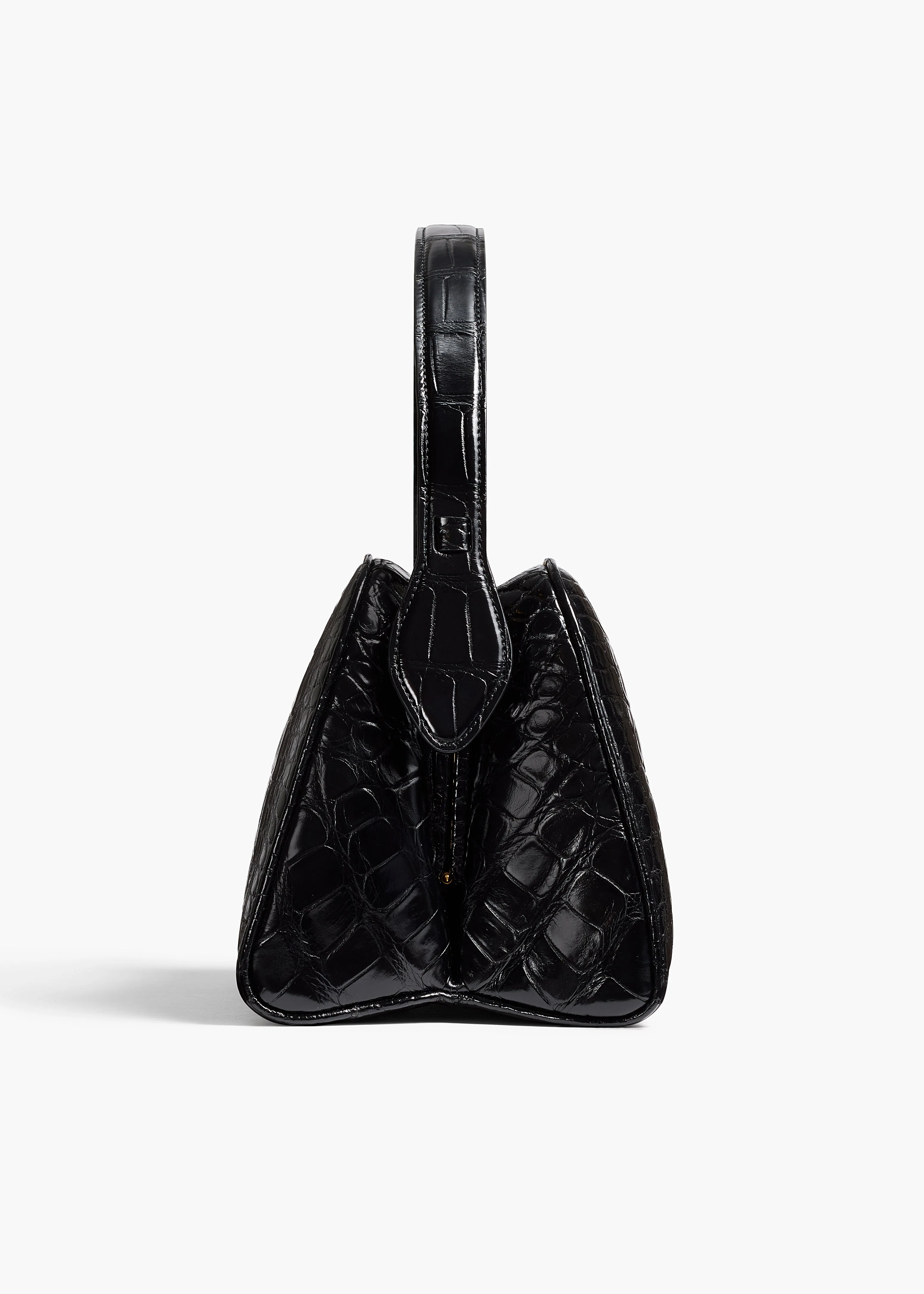 Khaite - Cate Bag in Black Alligator - Image 3