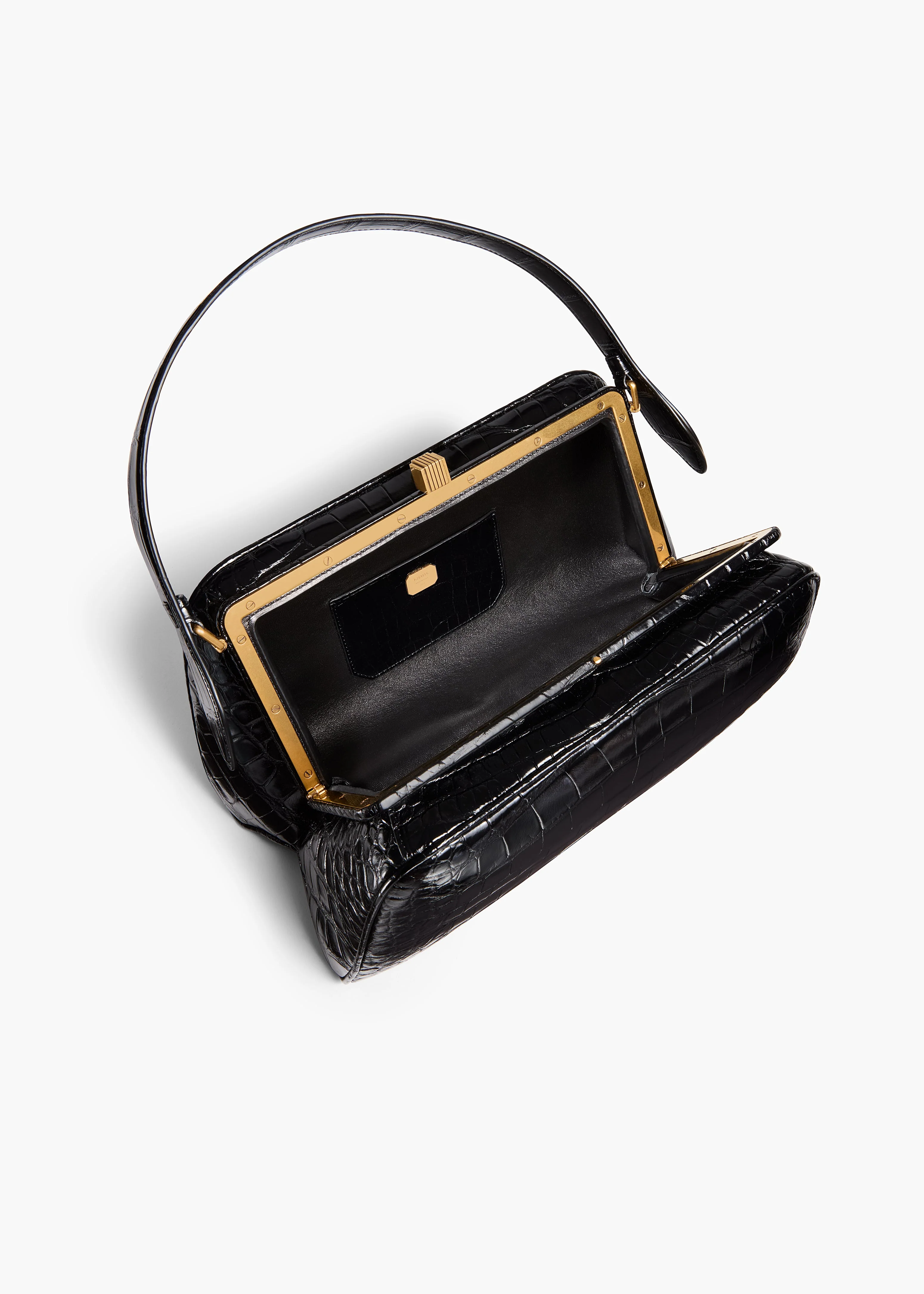 Khaite - Cate Bag in Black Alligator - Image 4