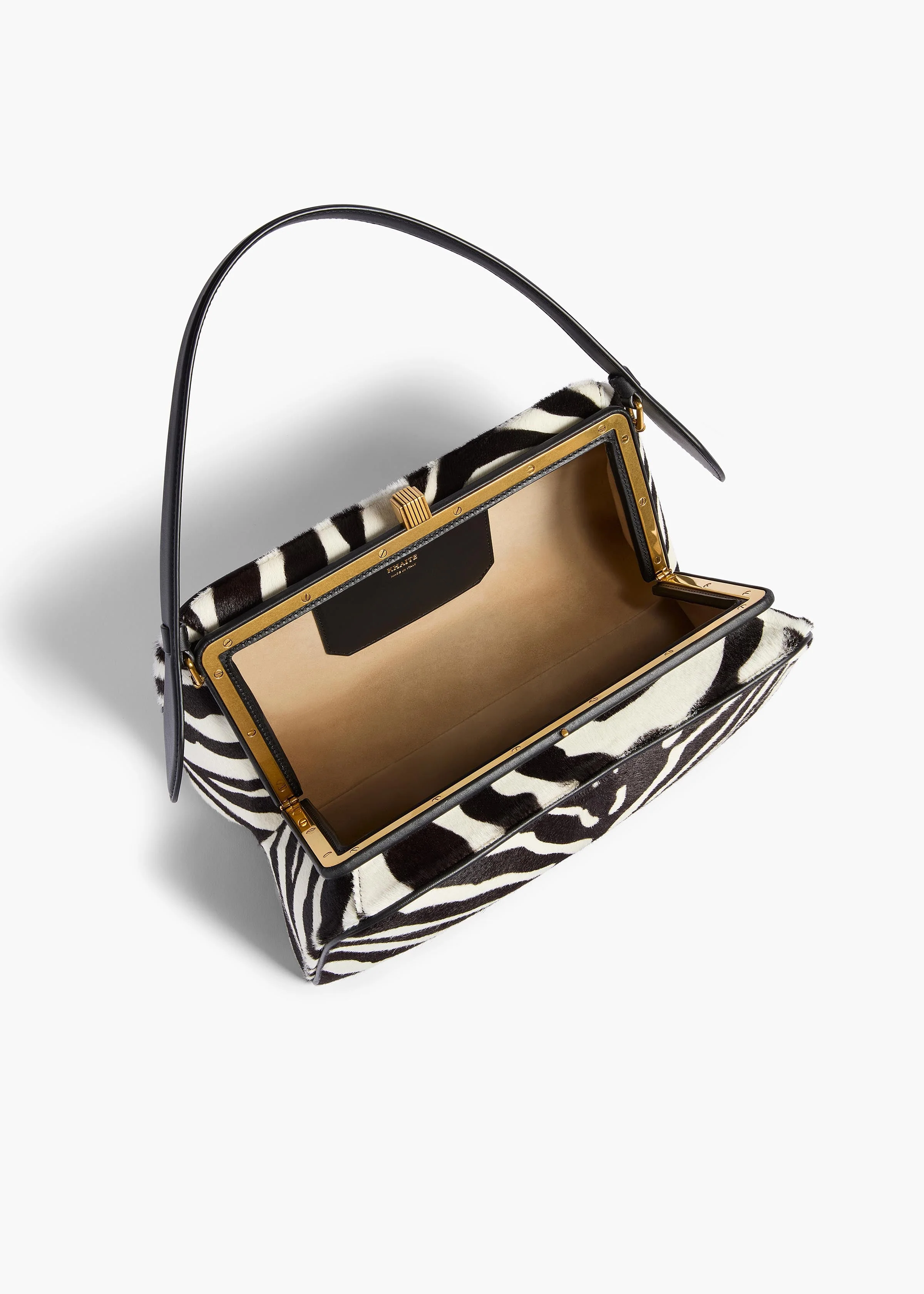 Khaite - Cate Bag in Zebra Print Haircalf - Image 4