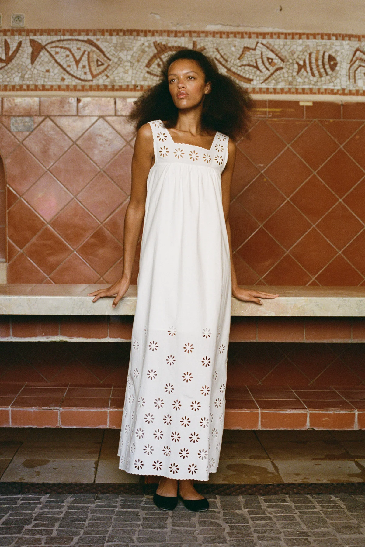 Posse - CECILIA SHIFT DRESS - VINTAGE WHITE - Image 8