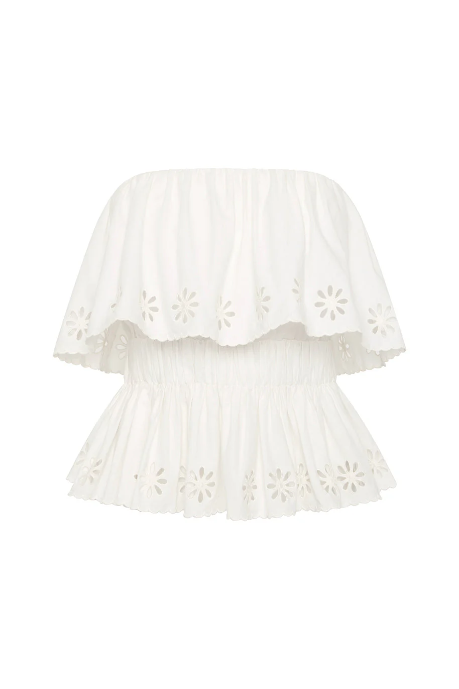 Posse - CECILIA STRAPLESS TOP - VINTAGE WHITE - Image 12