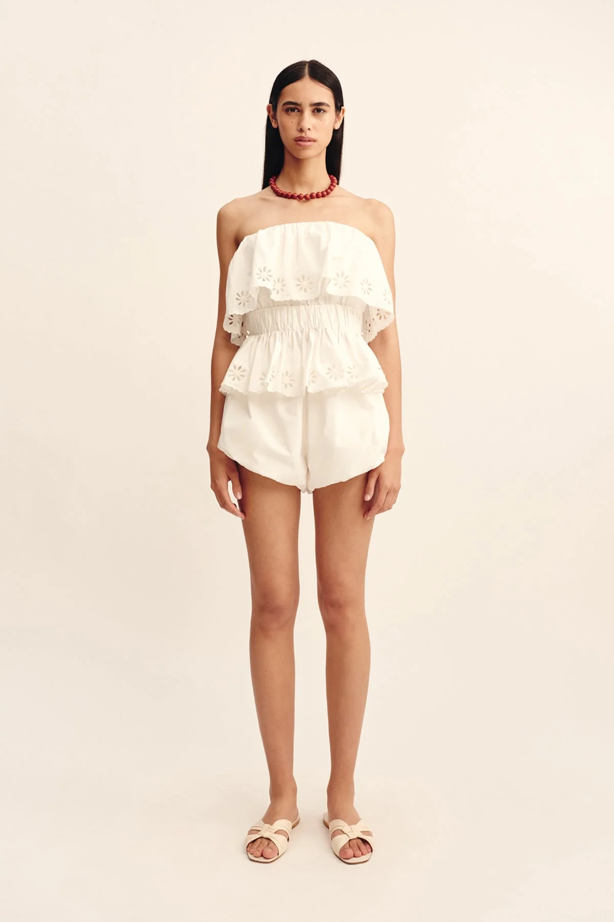Posse - CECILIA STRAPLESS TOP - VINTAGE WHITE - Image 9