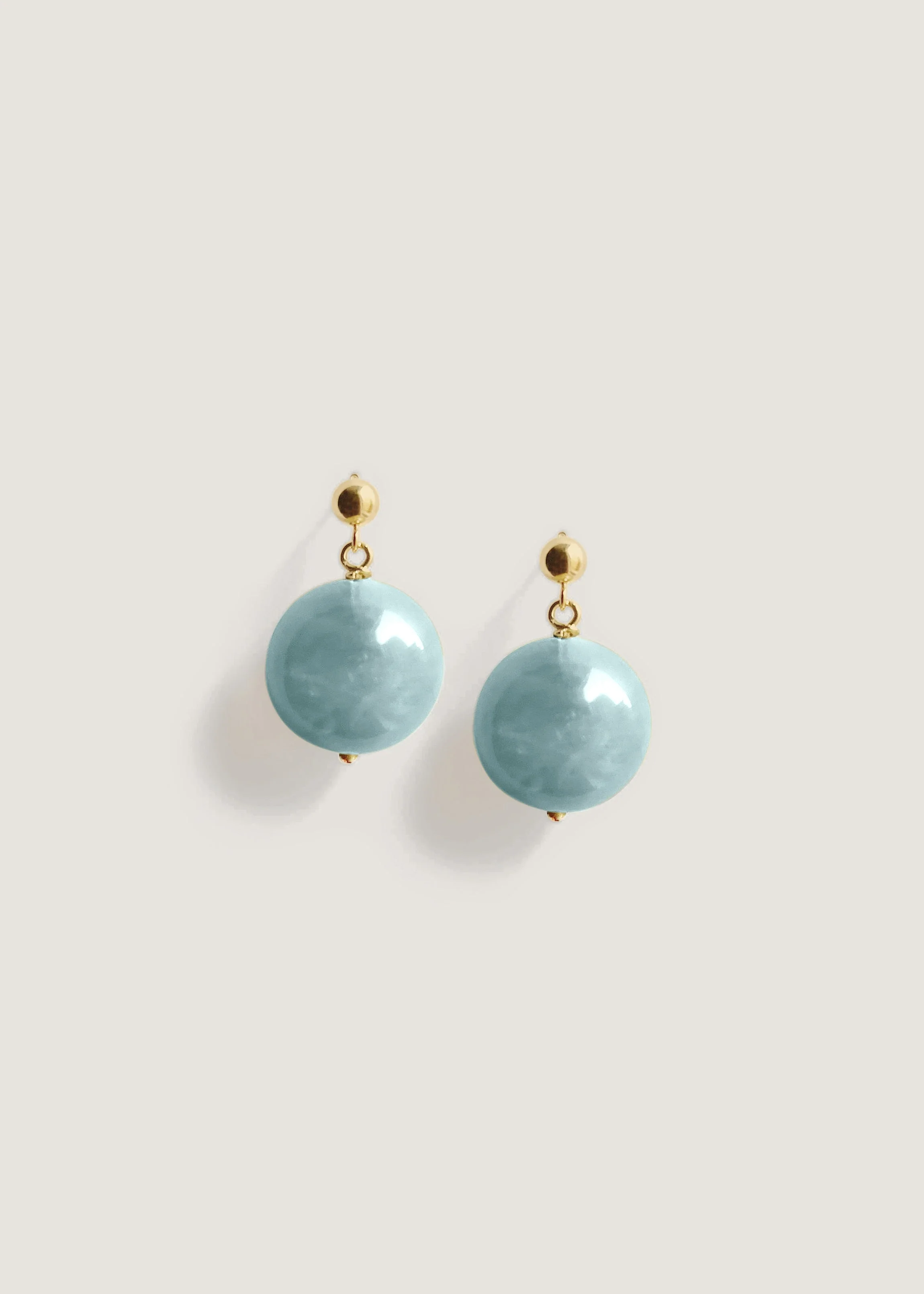 Kinn - Celeste Drop Earrings Blue Quartz