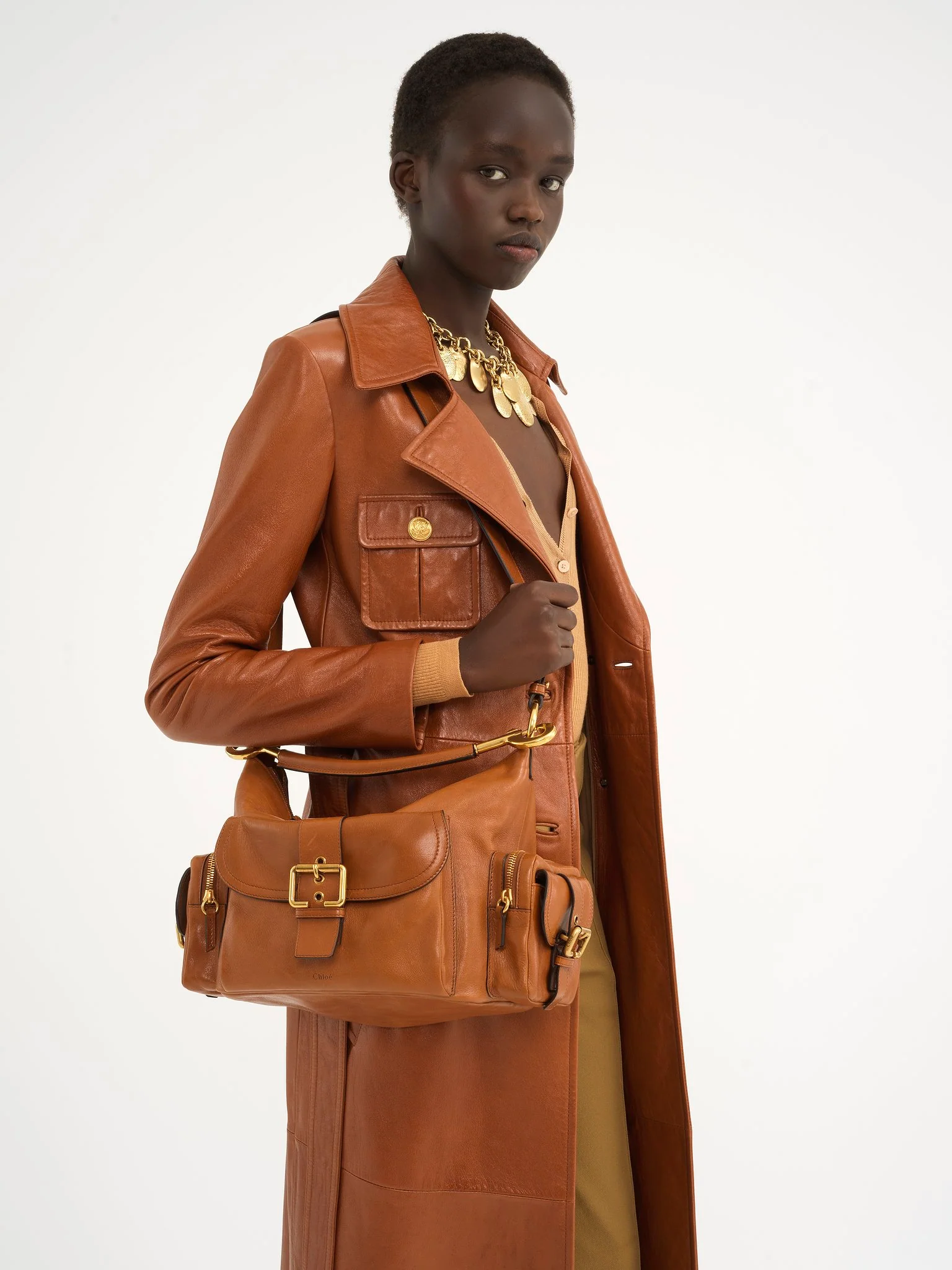 Chloé - Camera bag in shiny leather - Image 4