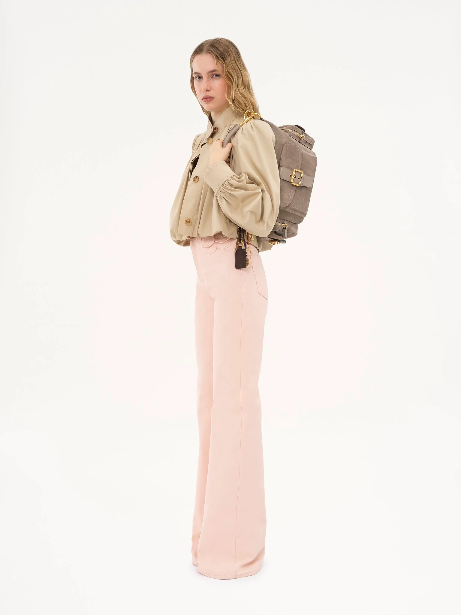 Chloé - Camera bag in suede leather - Image 3