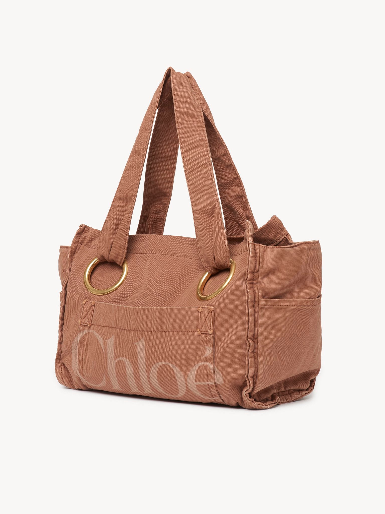 Chloé - Chloé Plage tote bag in cotton - Image 5