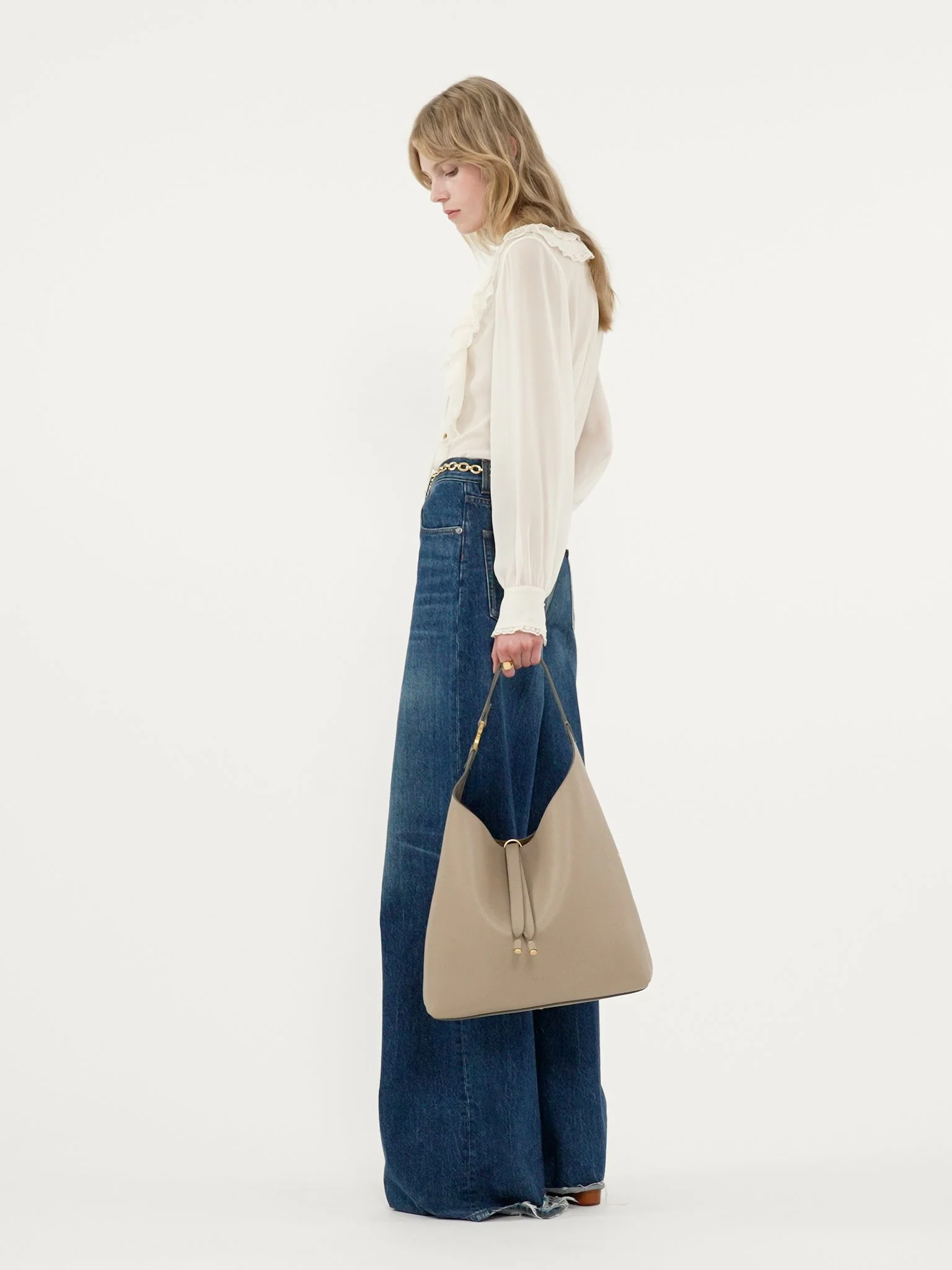 Chloé - Marcie hobo bag in grained leather - Image 6