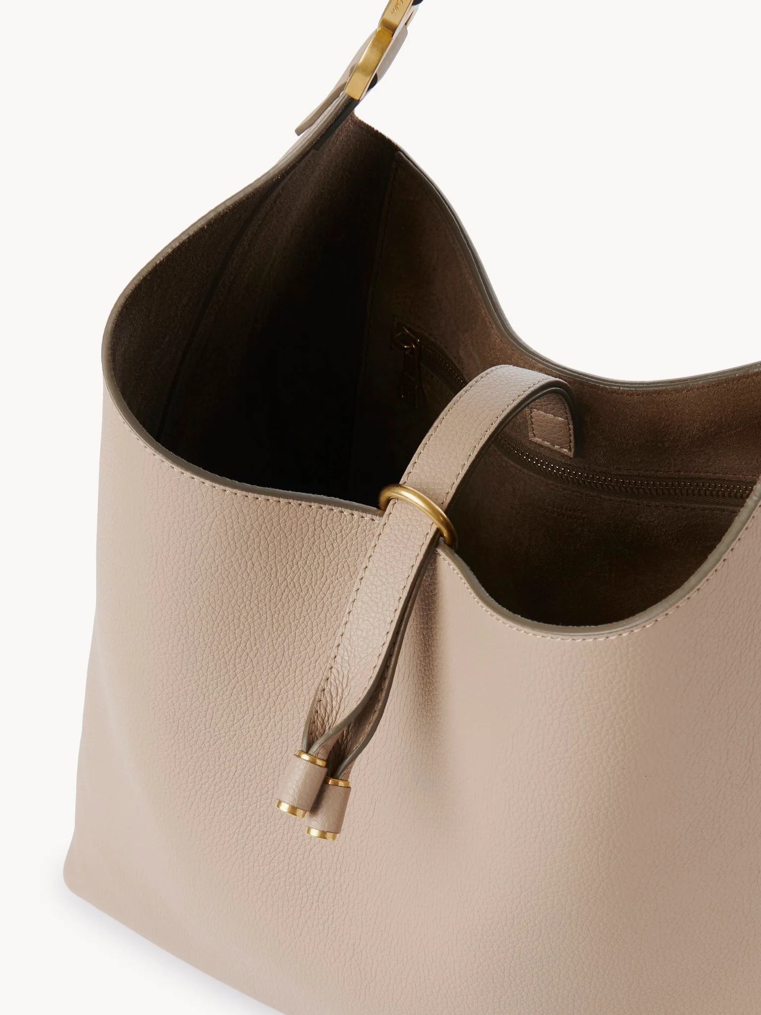 Chloé - Marcie hobo bag in grained leather - Image 8