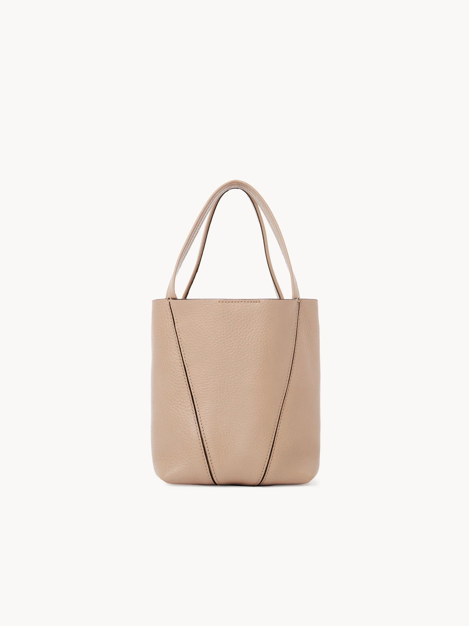 Chloé - Small Chloé Spin tote bag in grained leather - Image 6