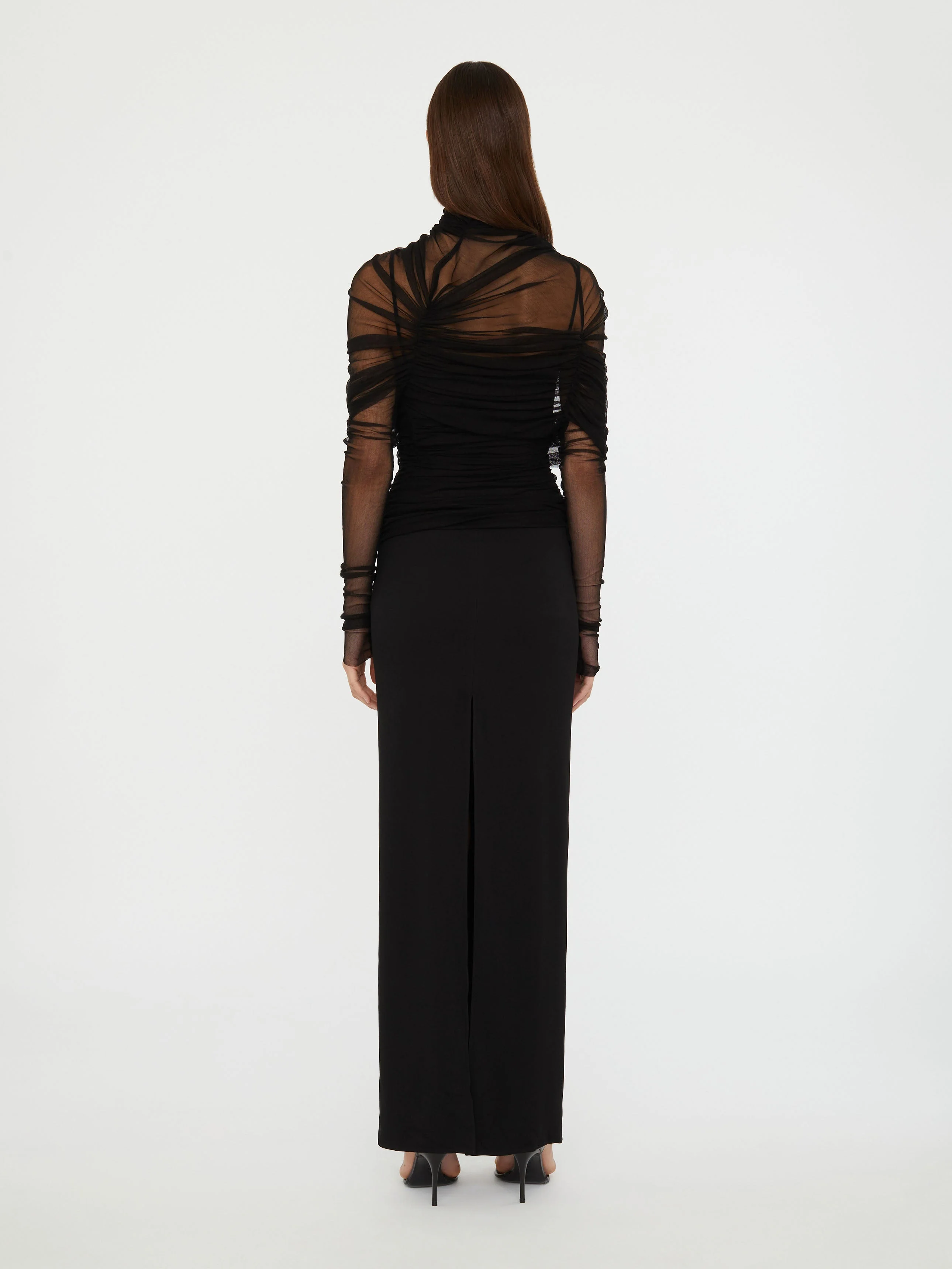 Christopher Esber - Christo Sheer Wrap Long Sleeve Dress - Image 5
