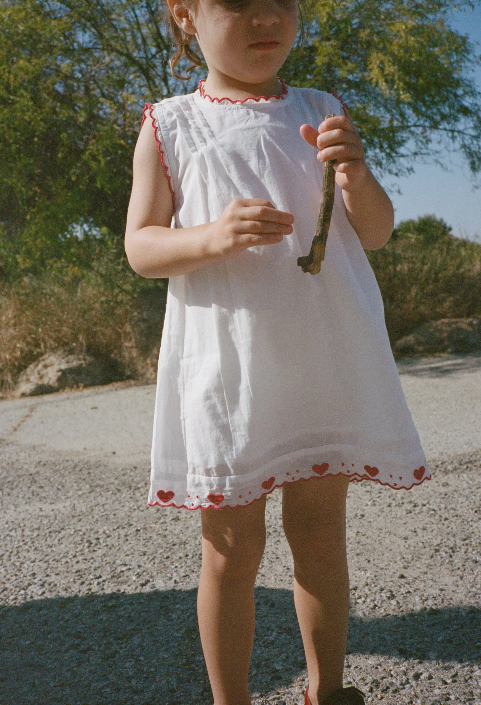 Ciao Lucia - Ciao Bambini Ebba White Voile Dress - Image 2