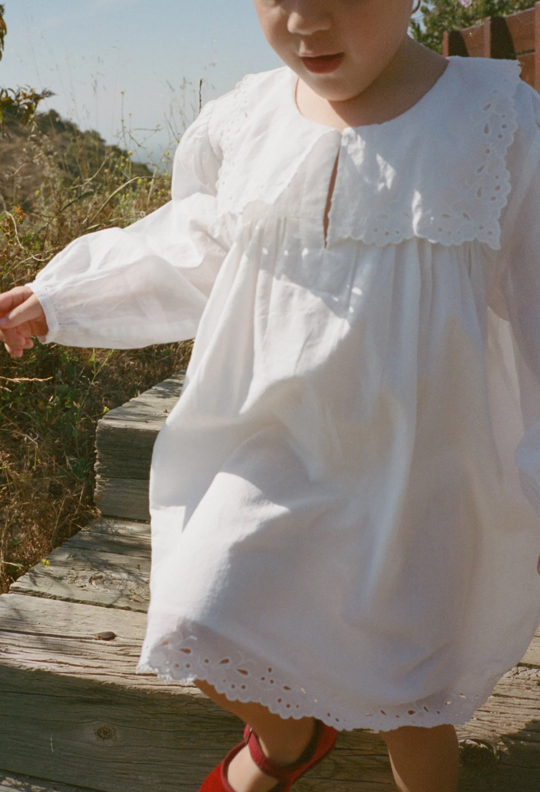 Ciao Lucia - Ciao Bambini Jonita White Voile Dress