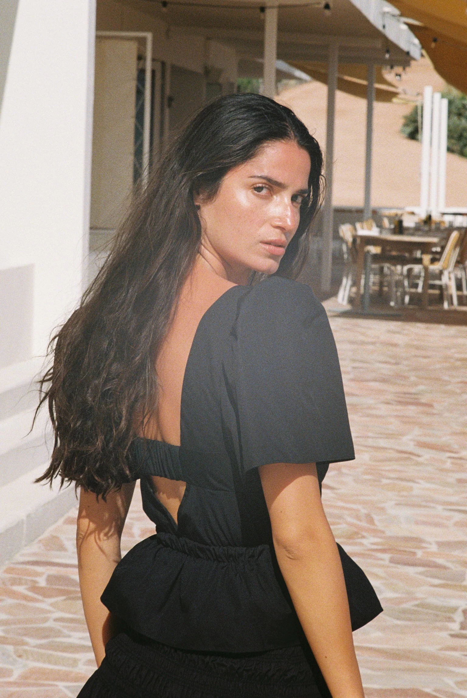 Ciao Lucia - Ezio Top Black Cotton - Image 2
