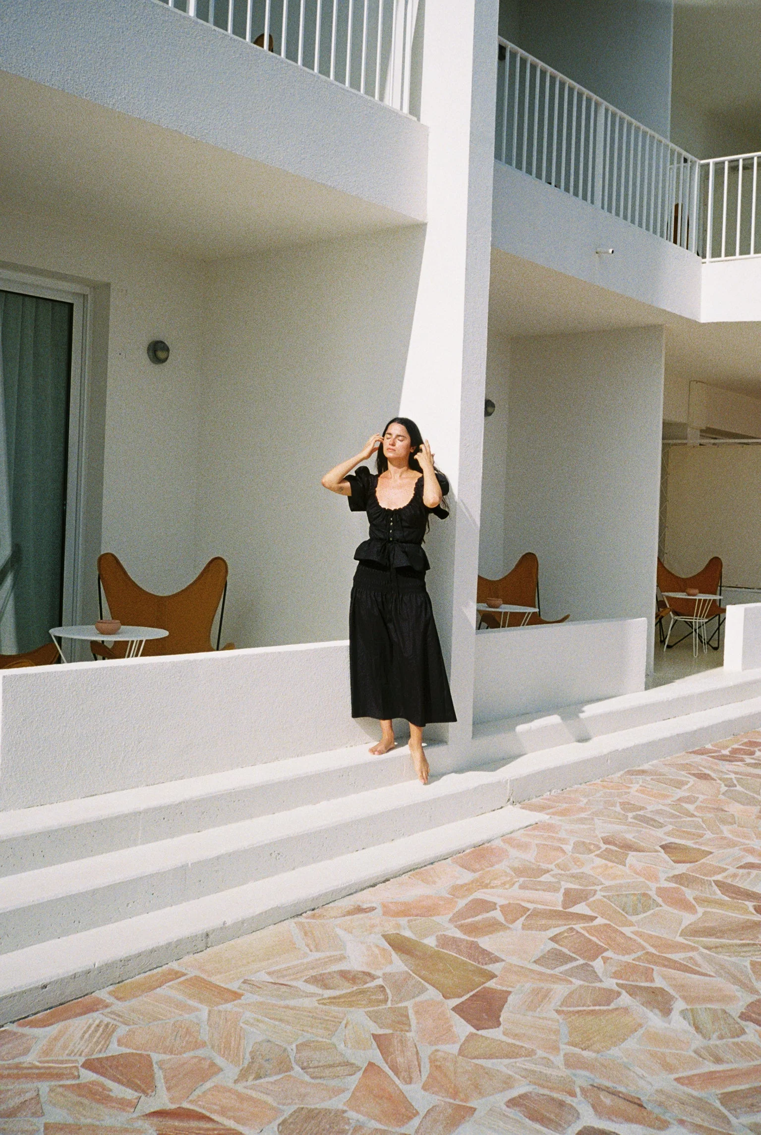 Ciao Lucia - Ezio Top Black Cotton - Image 5