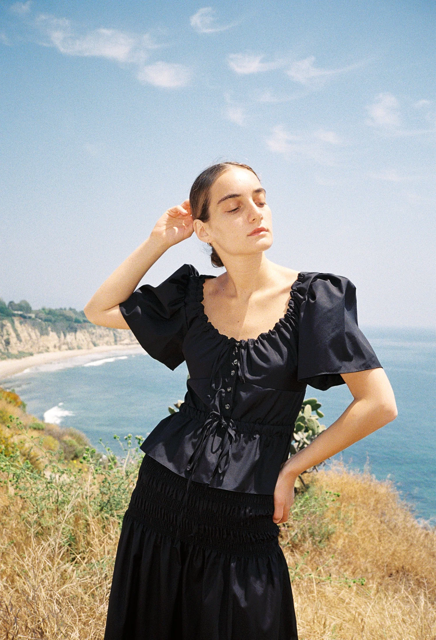 Ciao Lucia - Ezio Top Black Cotton - Image 7