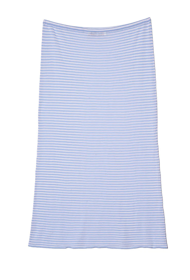 Ciao Lucia - Faye Periwinkle Sheer Knit Skirt - Image 5