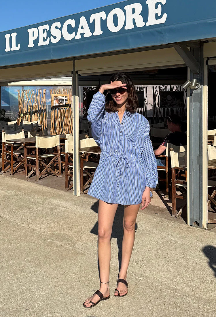 Ciao Lucia - Felina Stripe Shirting Dress