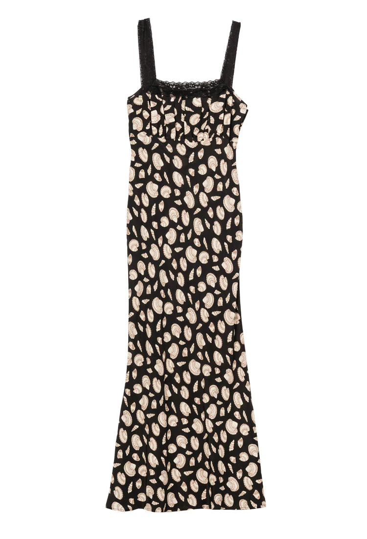 Ciao Lucia - Fiore Shell Print Midi Dress - Image 10