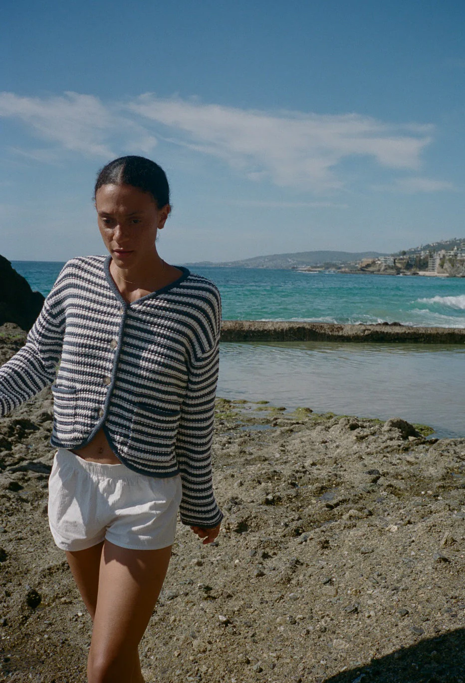 Ciao Lucia - Herta Stripe Knit Jacket - Image 3