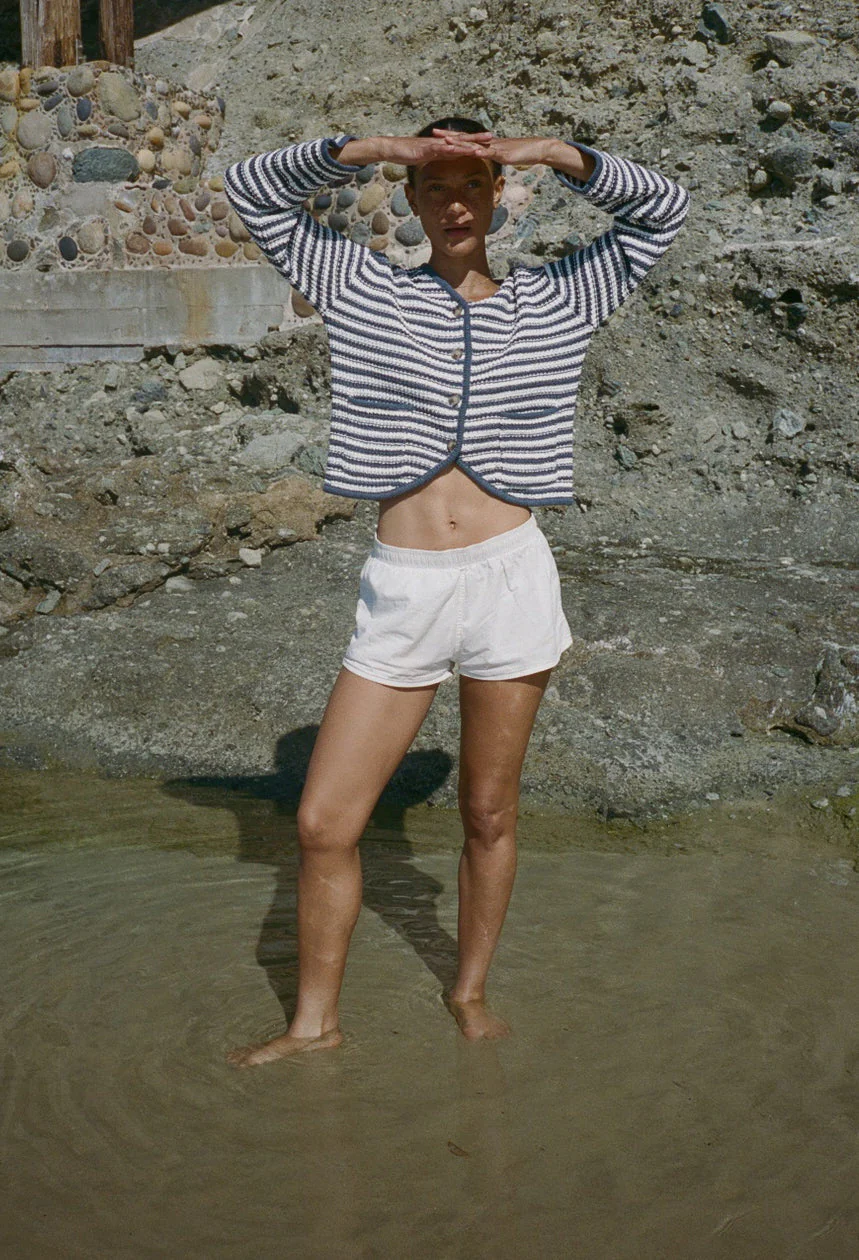 Ciao Lucia - Herta Stripe Knit Jacket - Image 4