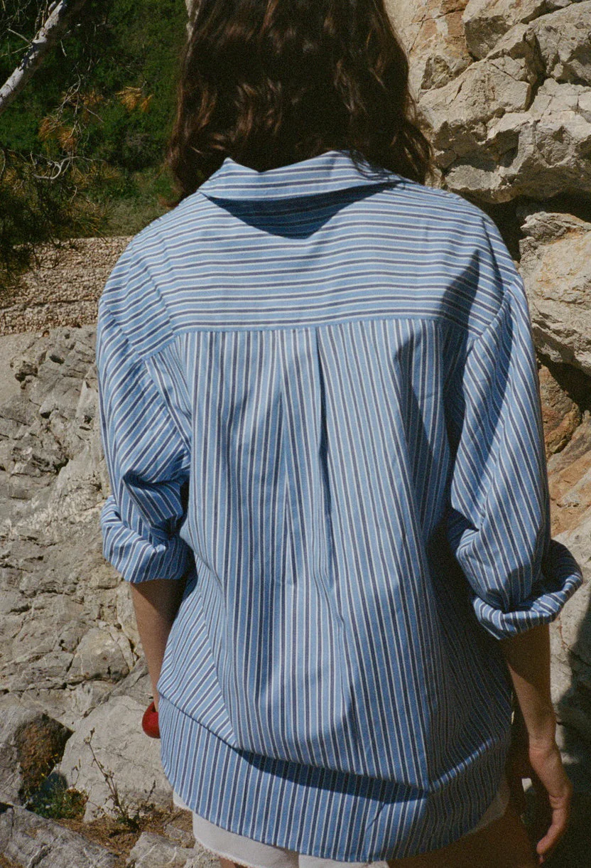 Ciao Lucia - Indra Stripe Shirting Shirt - Image 5