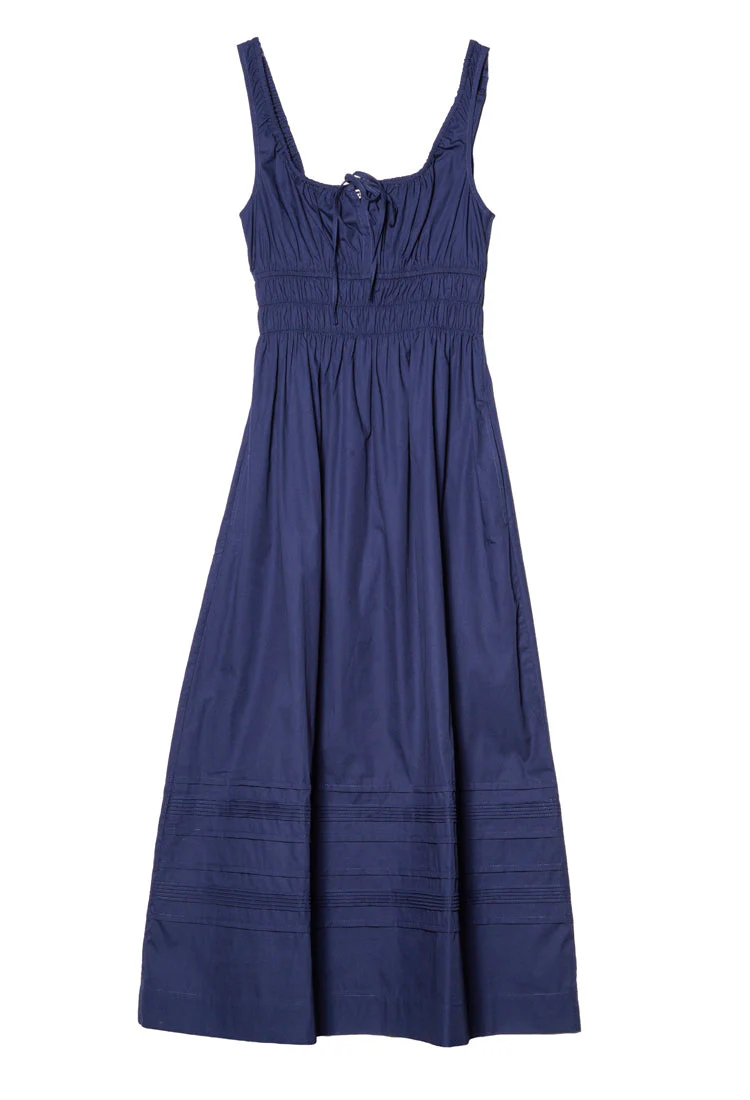 Ciao Lucia - Iris Midnight Cotton Dress - Image 4