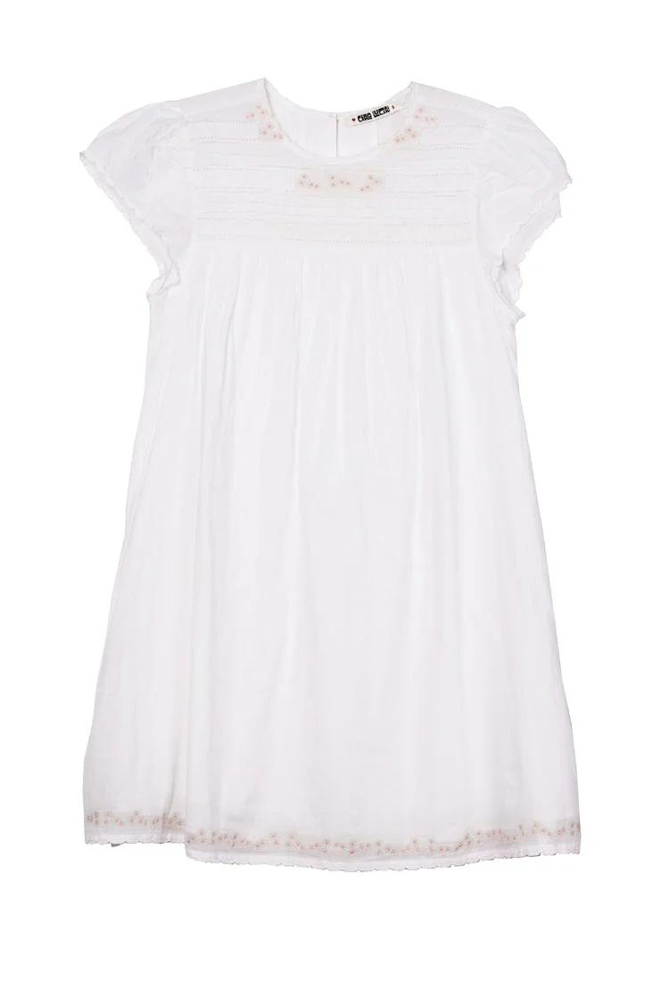 Ciao Lucia - Joelle Cap Sleeved Cotton Mini Dress - Image 6