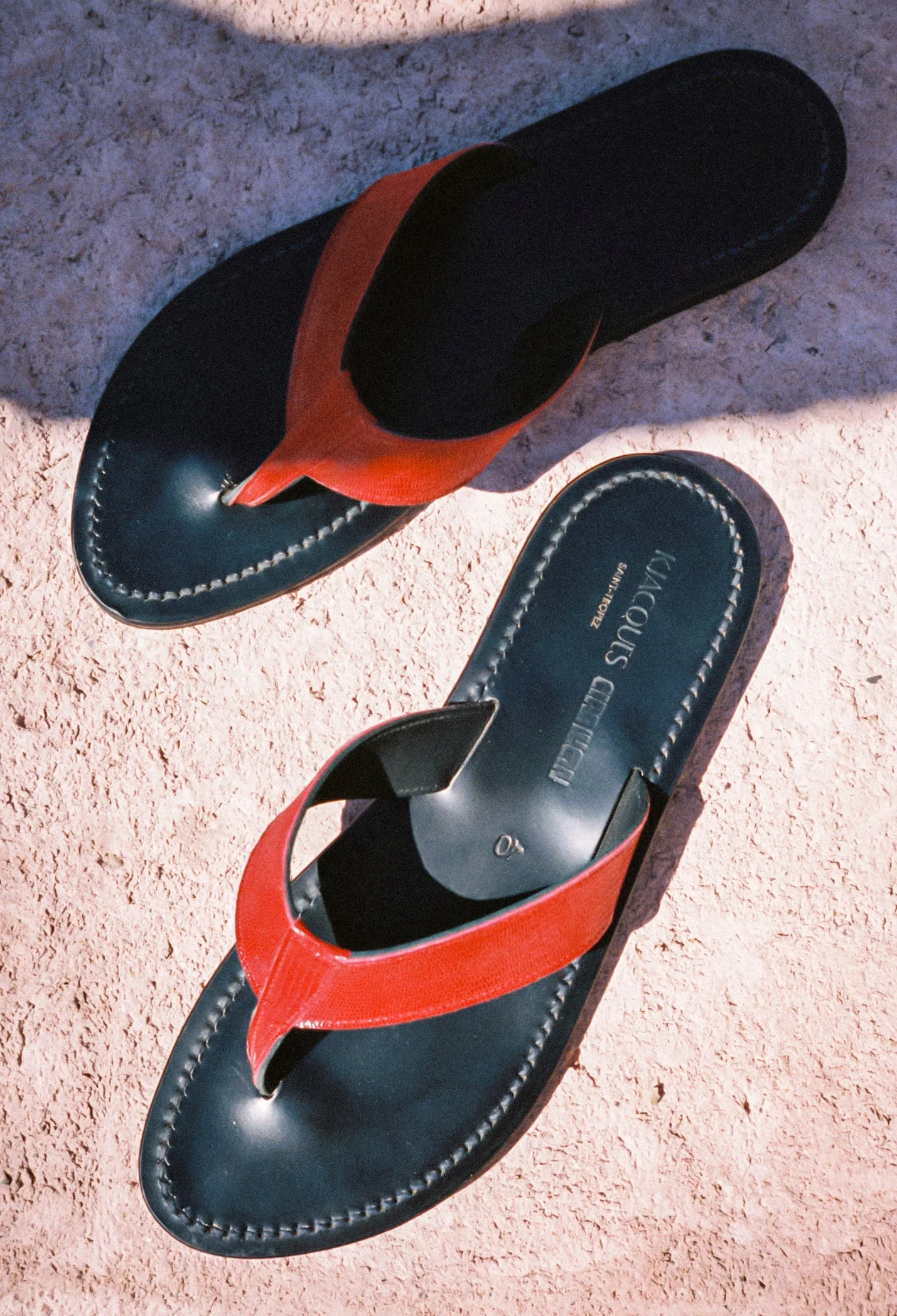 Ciao Lucia - K. Jacques x Ciao Lucia Red Flip Flop - Image 4
