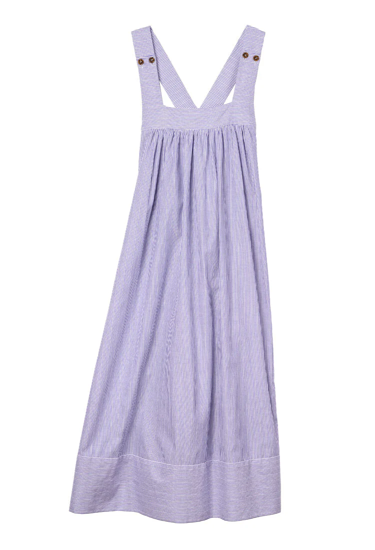 Ciao Lucia - Laura Stripe Cotton Dress - Image 4