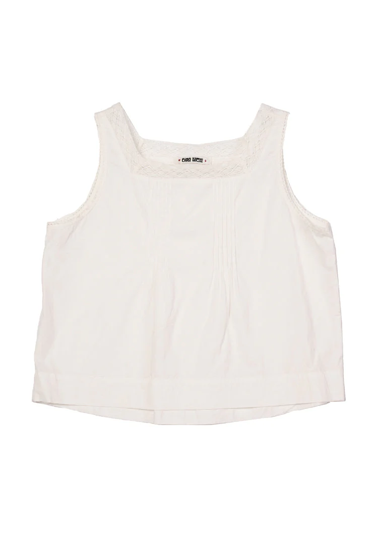 Ciao Lucia - Lexi Top White Cotton Poplin - Image 7