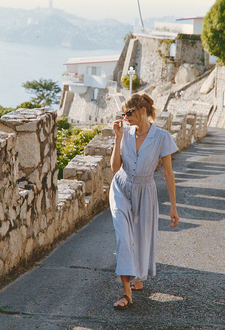 Ciao Lucia - Naomi Stripe Cotton Dress - Image 2