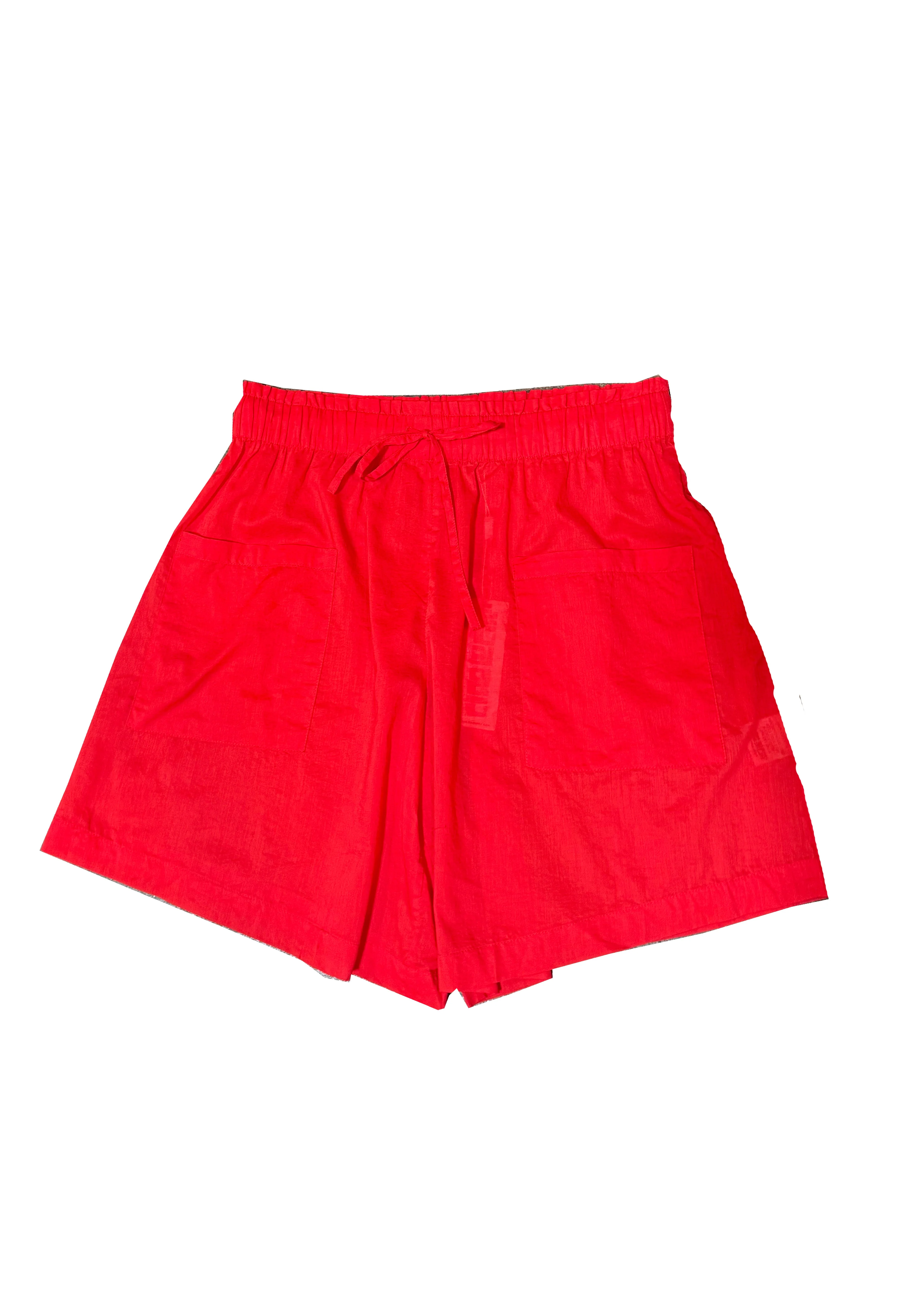 Ciao Lucia - Neria Red Cotton Short - Image 2
