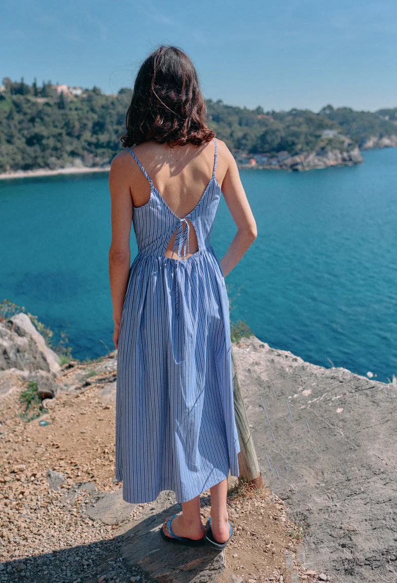 Ciao Lucia - Neroni Stripe Shirting Dress - Image 6